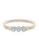 Vahan Topaz & Diamond Bangle Bracelet