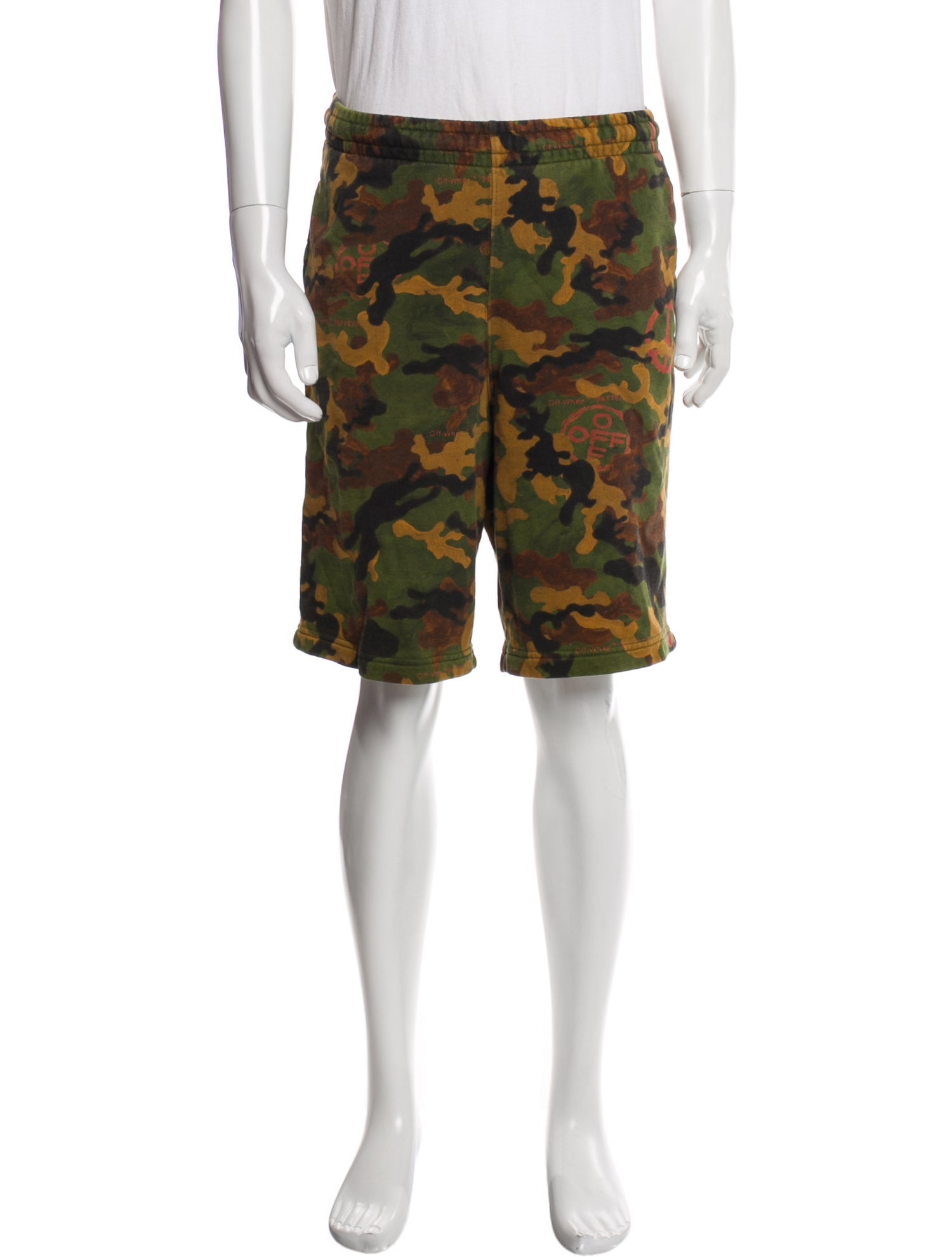 Virgil Abloh Printed Jogger Shorts
