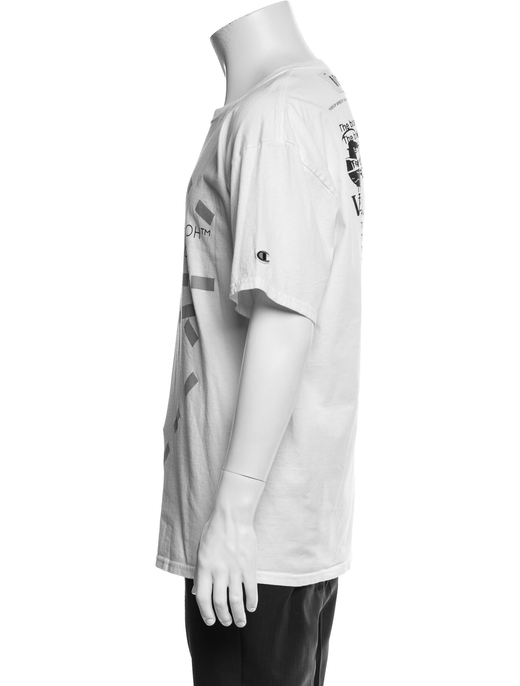 Virgil Abloh Graphic Print Crew Neck T-Shirt