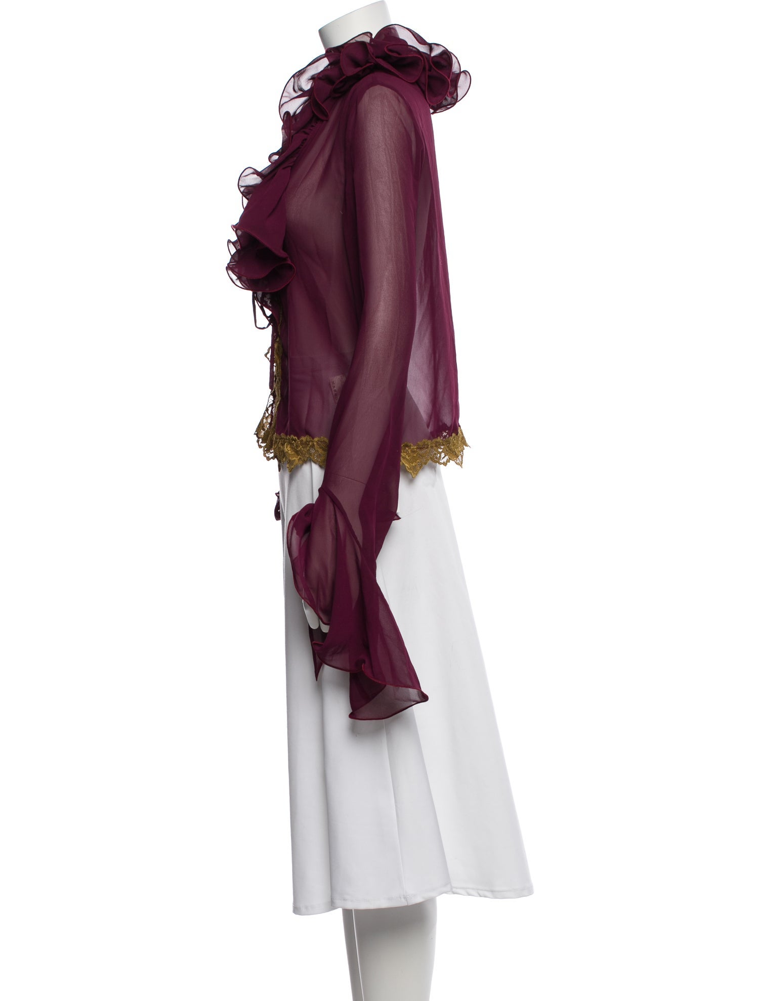 VAILLANT V-Neck Long Sleeve Blouse