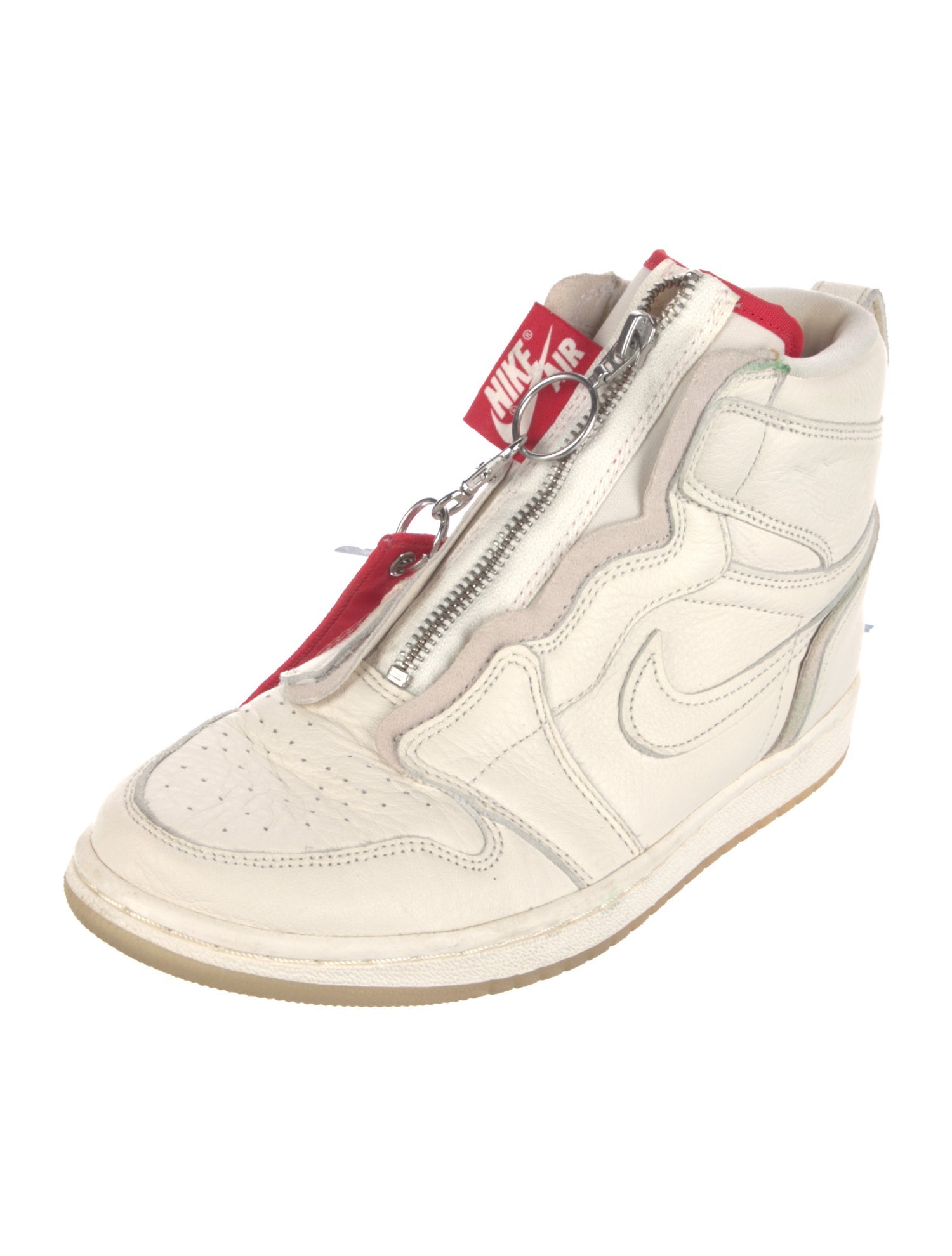 Vogue x Air Jordan Leather Wedge Sneakers