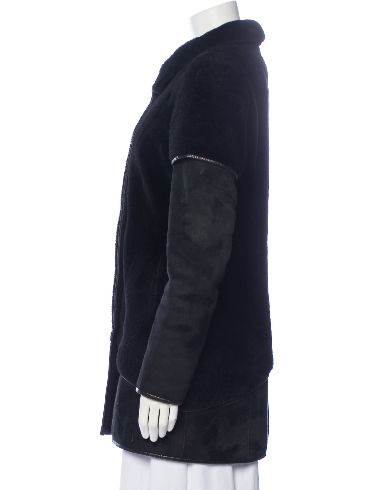 Vakko Shearling Fur Coat