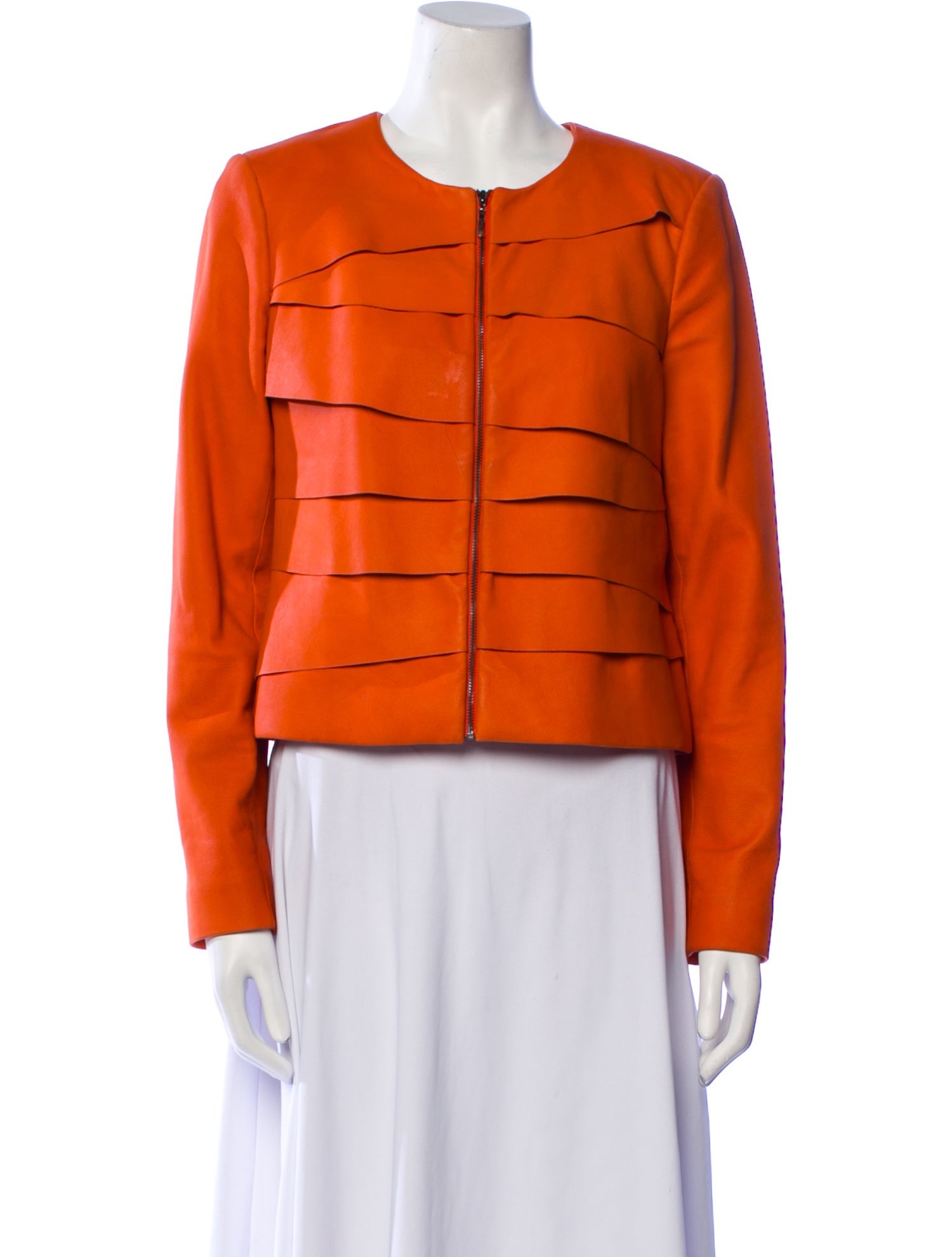 Vakko Leather Blazer