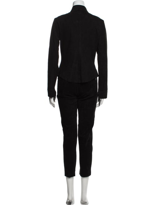 Vakko Suede Pant Set