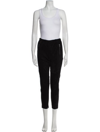 Vakko Suede Pant Set