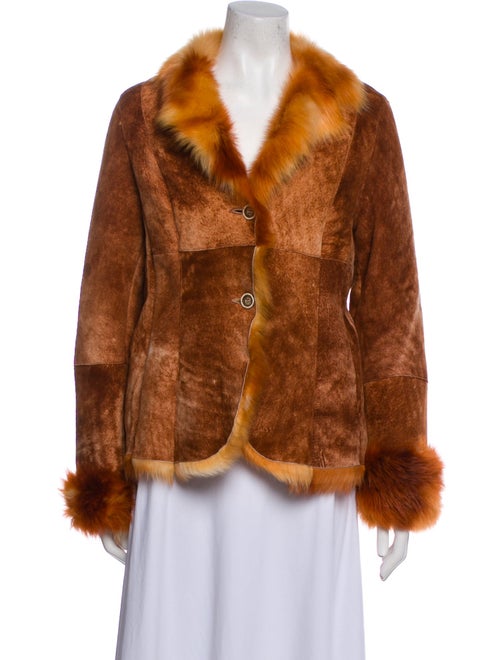 Vakko Shearling Fur Jacket