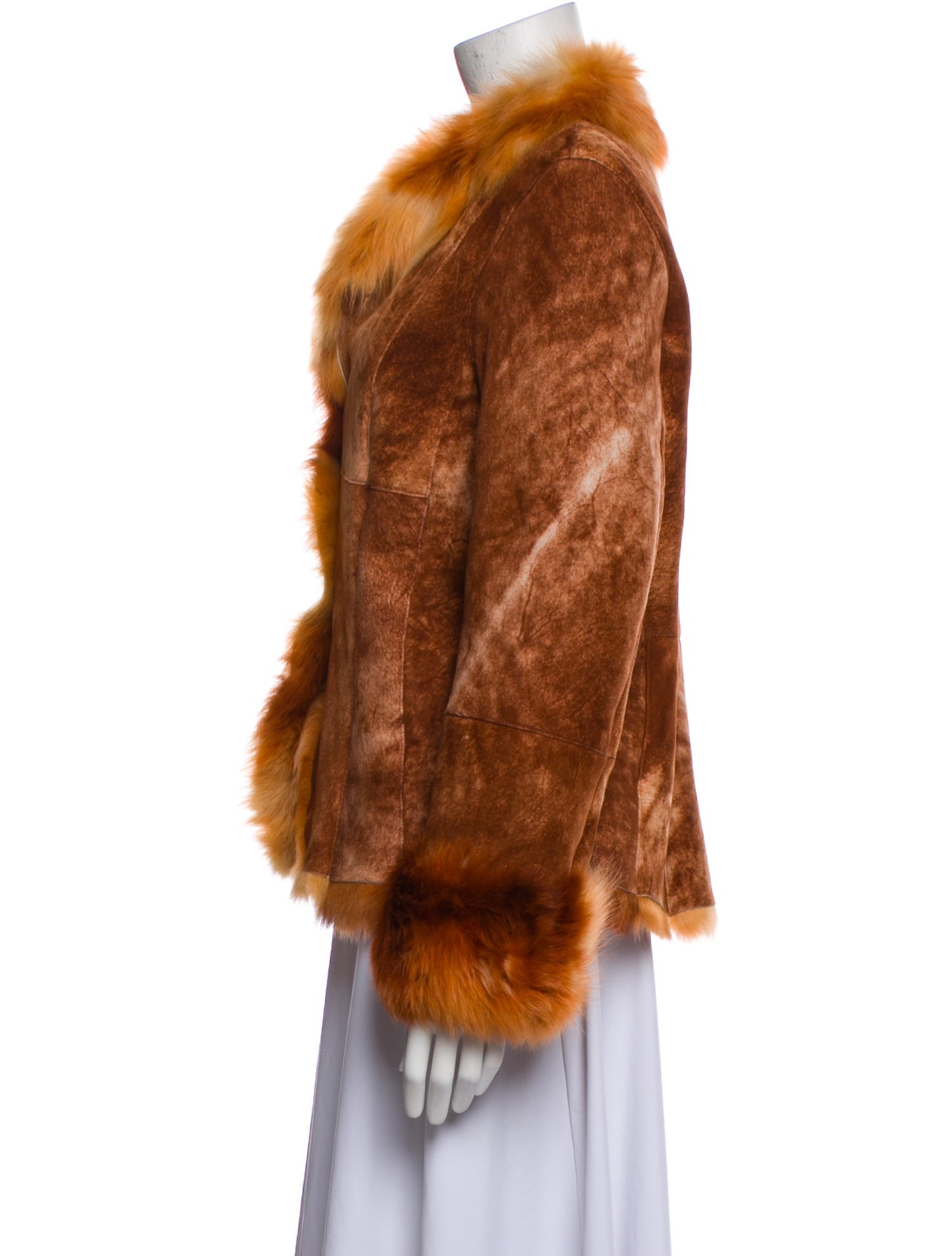 Vakko Shearling Fur Jacket