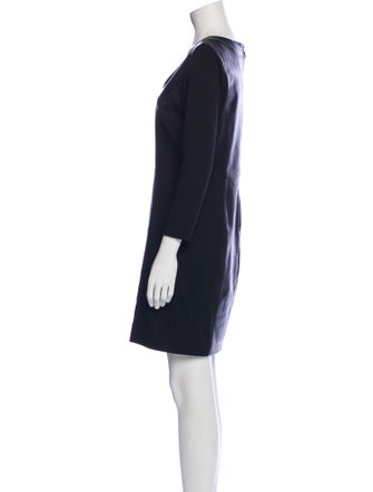 Vakko V-Neck Mini Dress