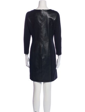 Vakko V-Neck Mini Dress