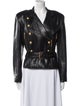 Vakko Leather Biker Jacket