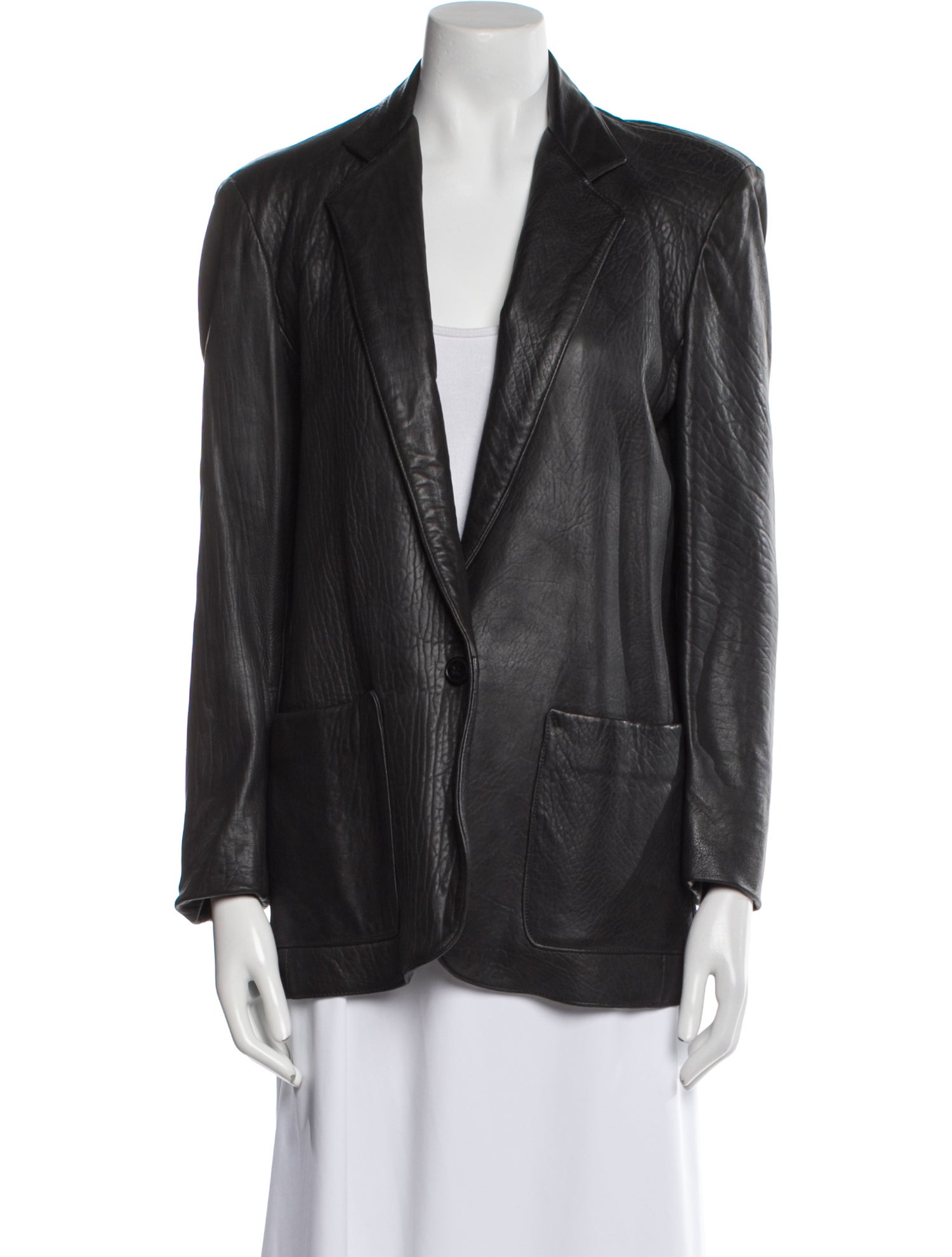 Vakko Leather Coat