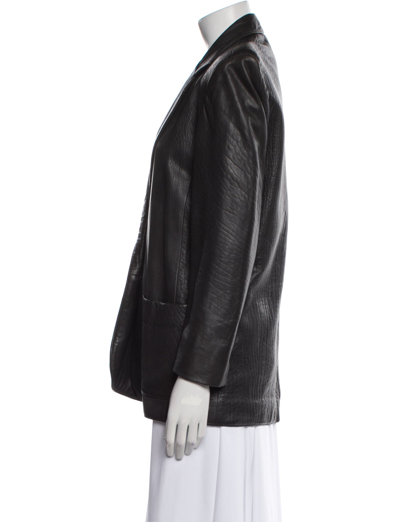 Vakko Leather Coat