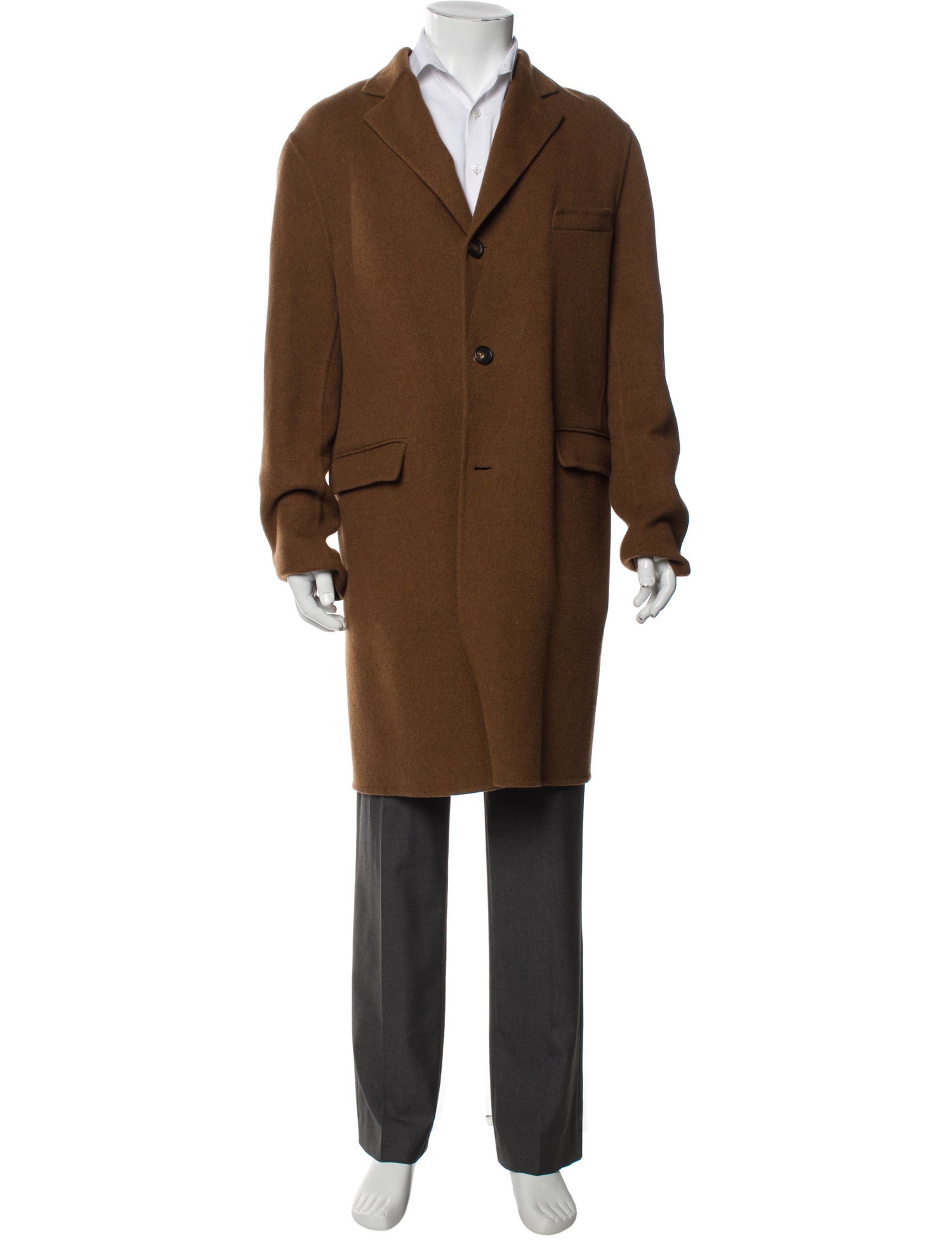 Vakko Virgin Wool Overcoat