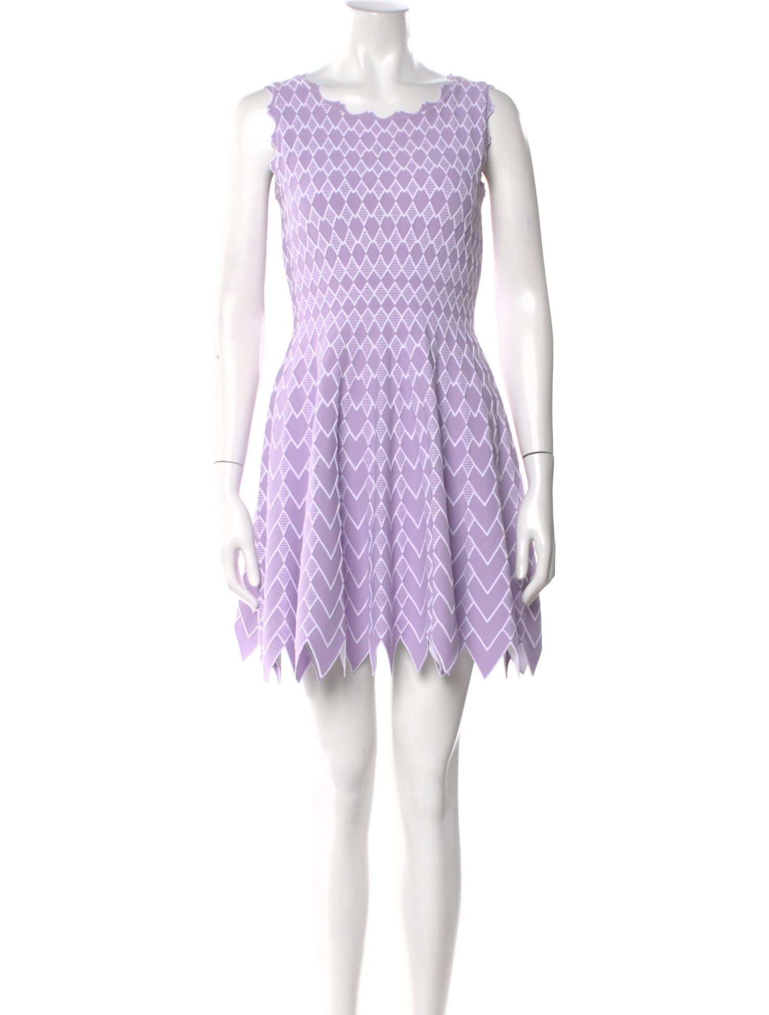 Vakko Striped Mini Dress