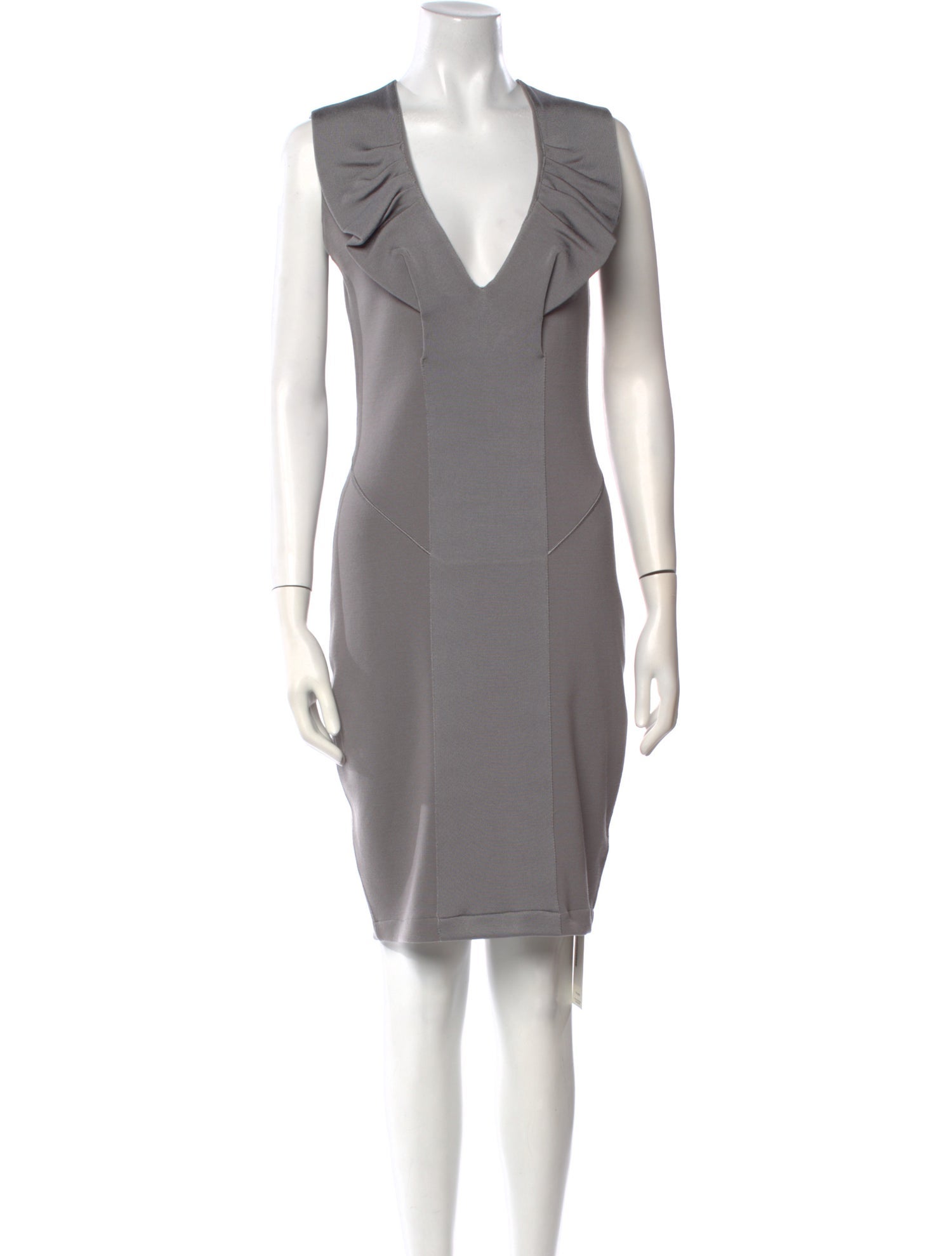 Valencia Wool Knee-Length Dress