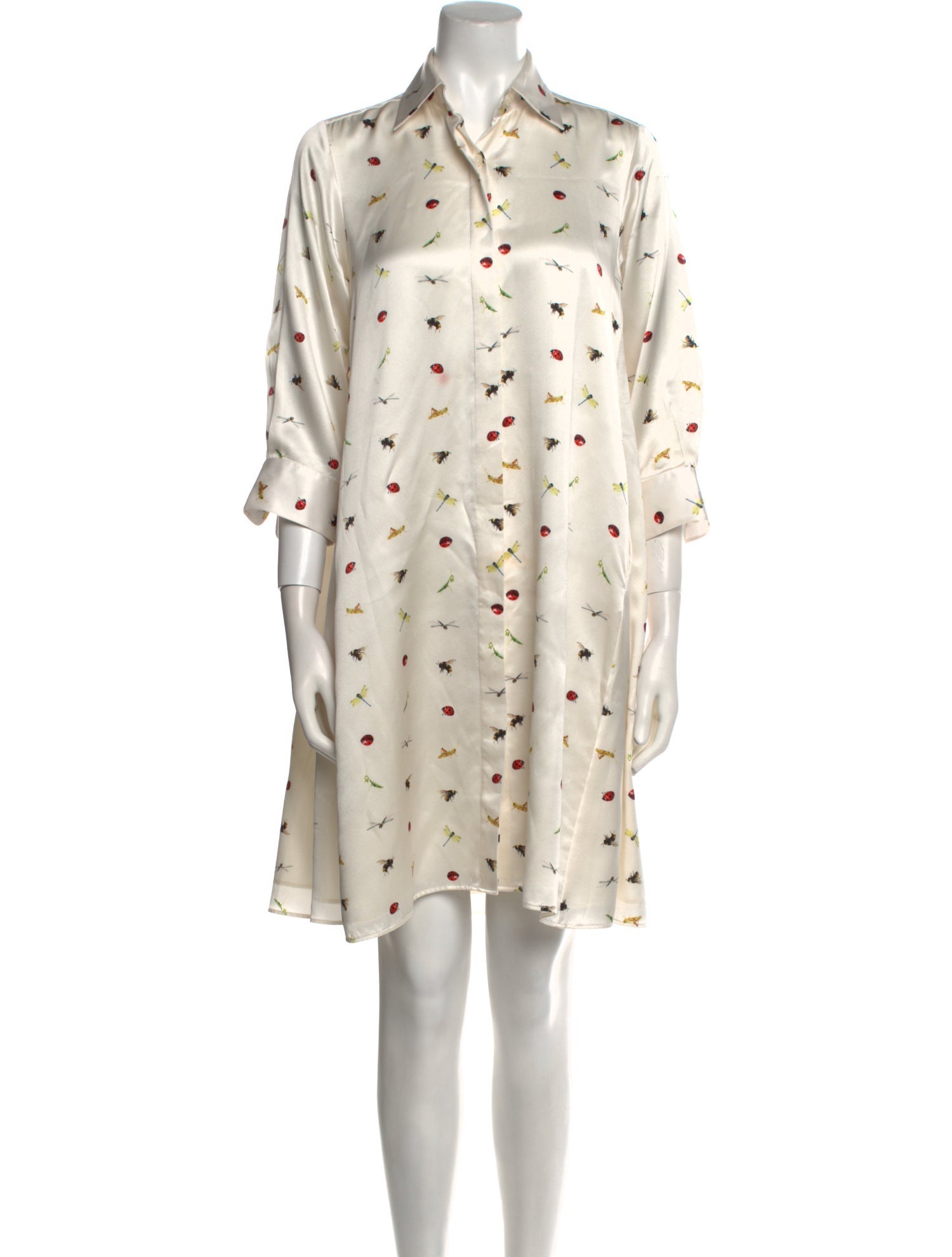 Valentina Kova Silk Knee-Length Dress