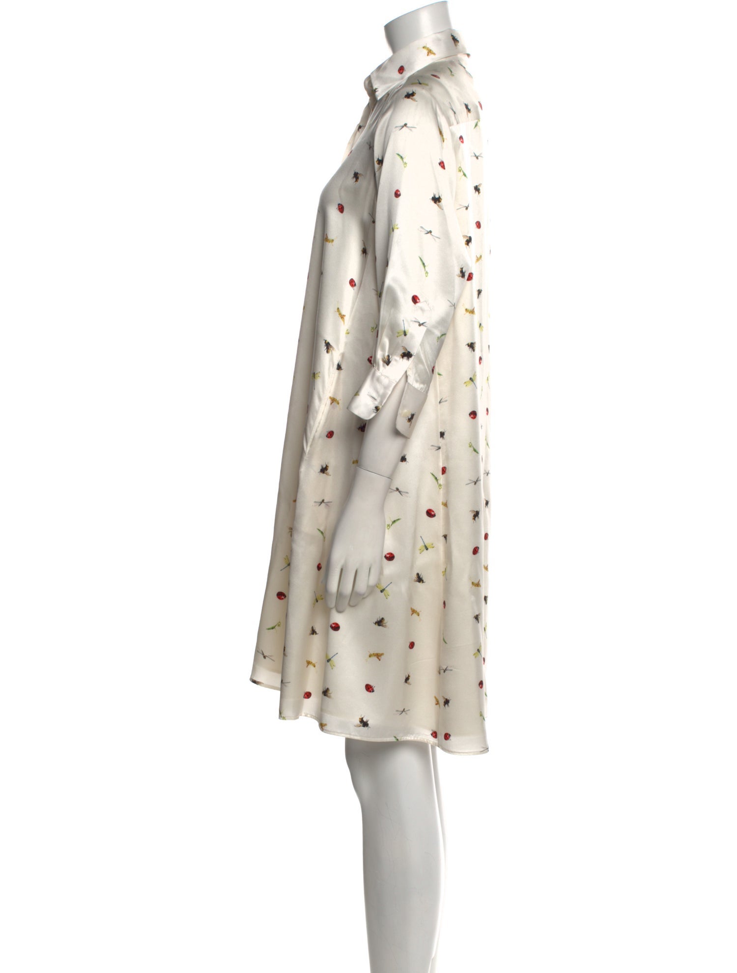 Valentina Kova Silk Knee-Length Dress