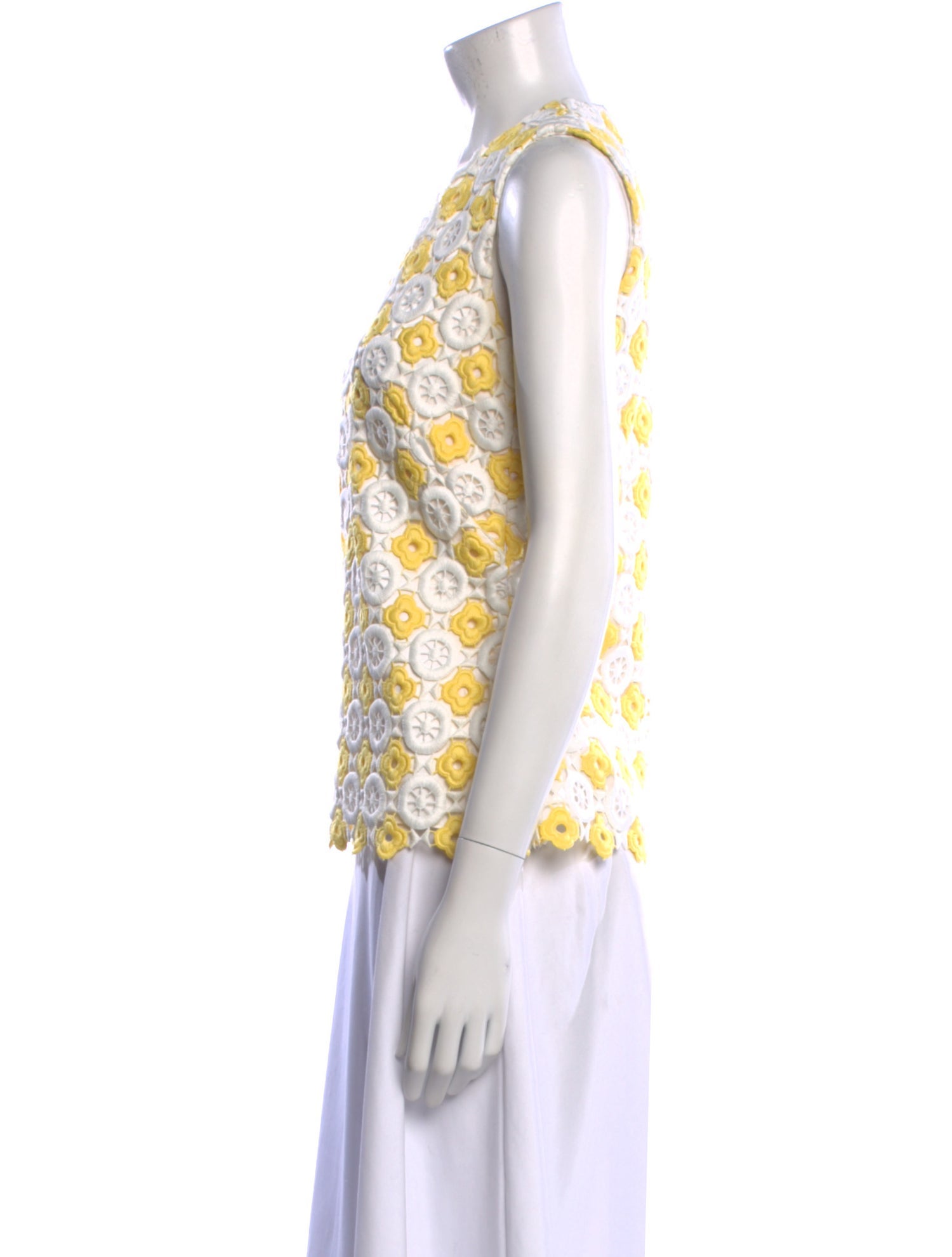 Valentina Kova Printed V-Neck Blouse