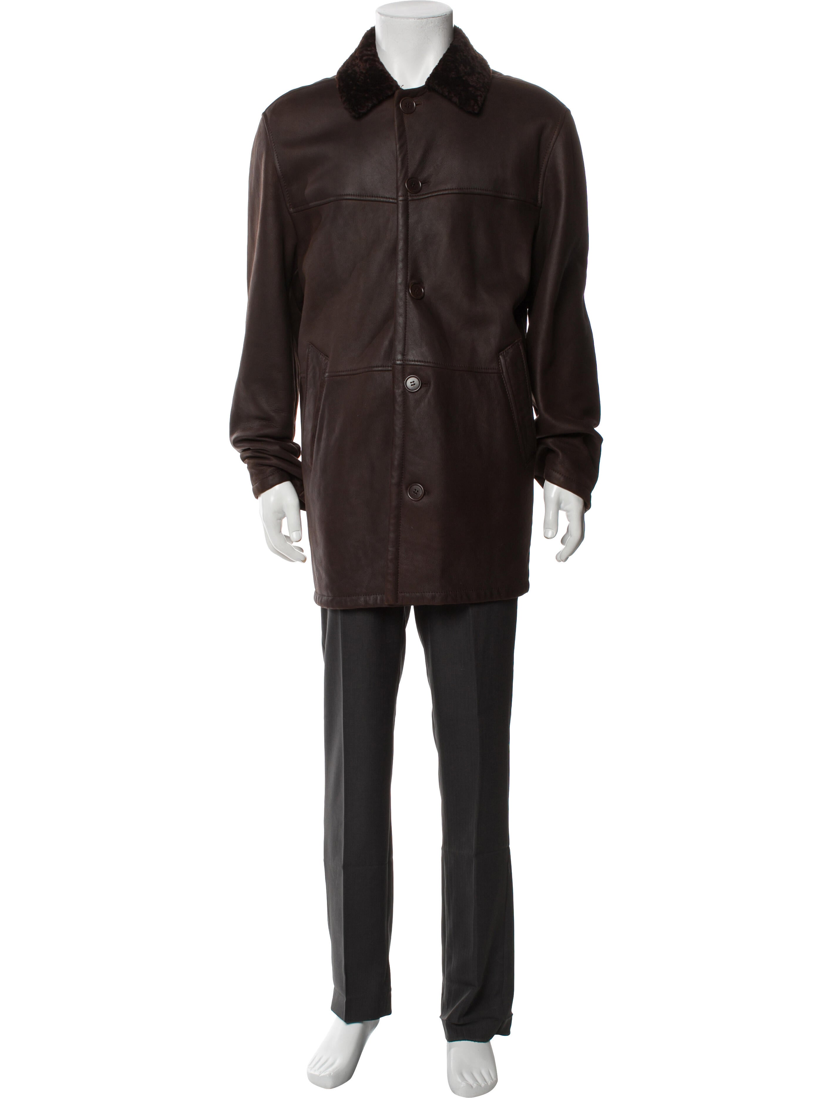 Valstar Leather Trench Coat