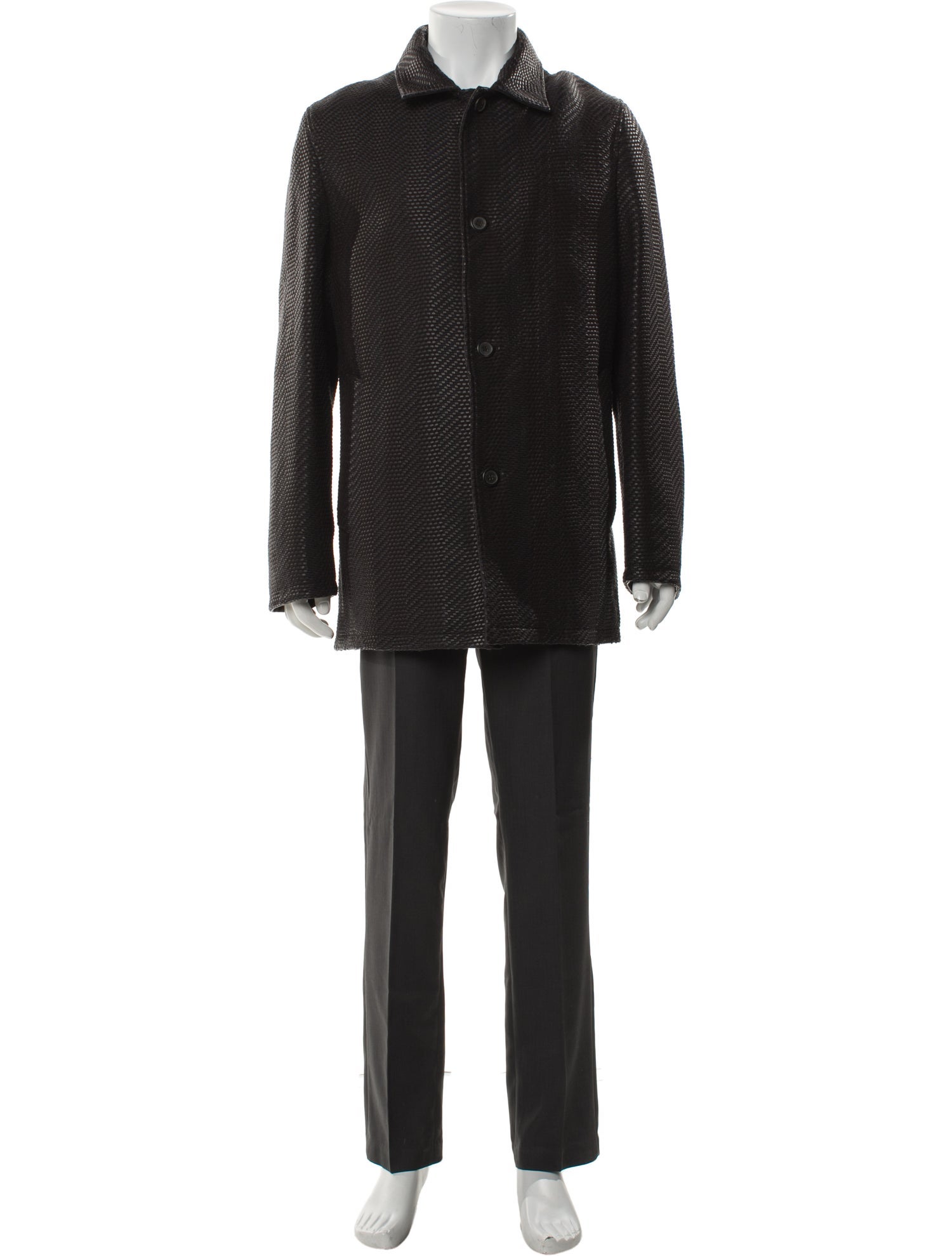 Valstar Leather Overcoat