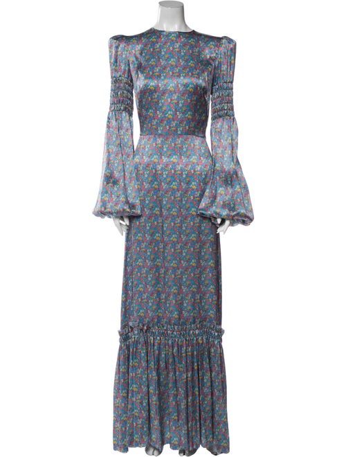 The Vampire's Wife The No. 9 Long Dress Blue