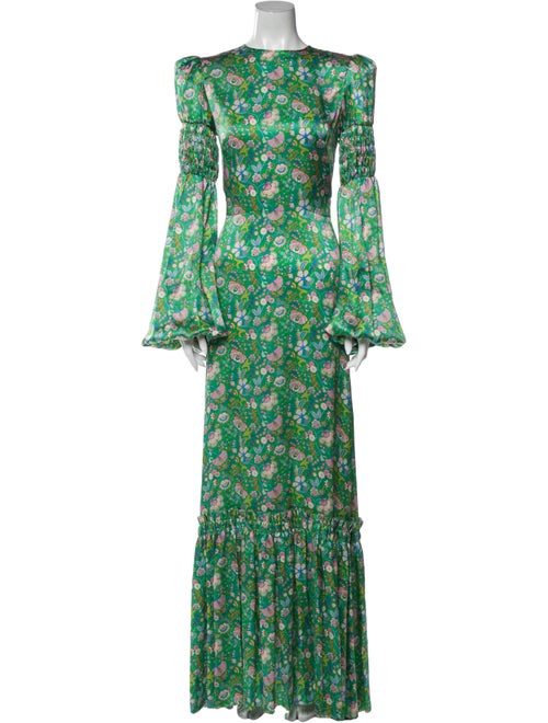 The Vampire's Wife The No. 9 Long Dress Green
