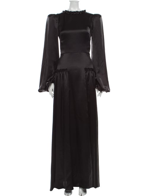 The Vampire's Wife The Frill Long Dress Black