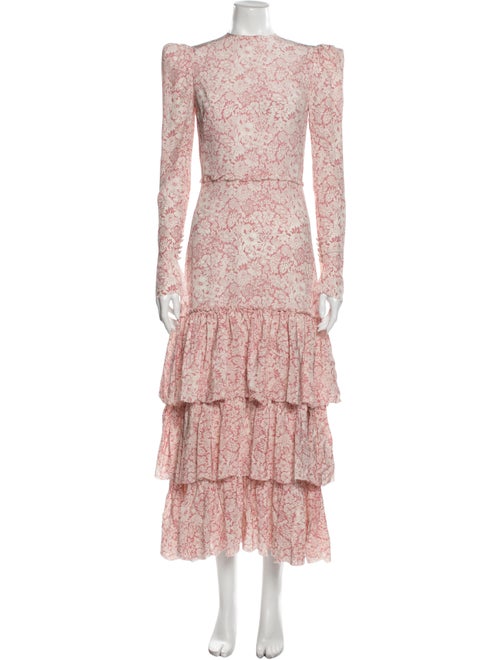 The Vampire's Wife Silk Long Dress Pink