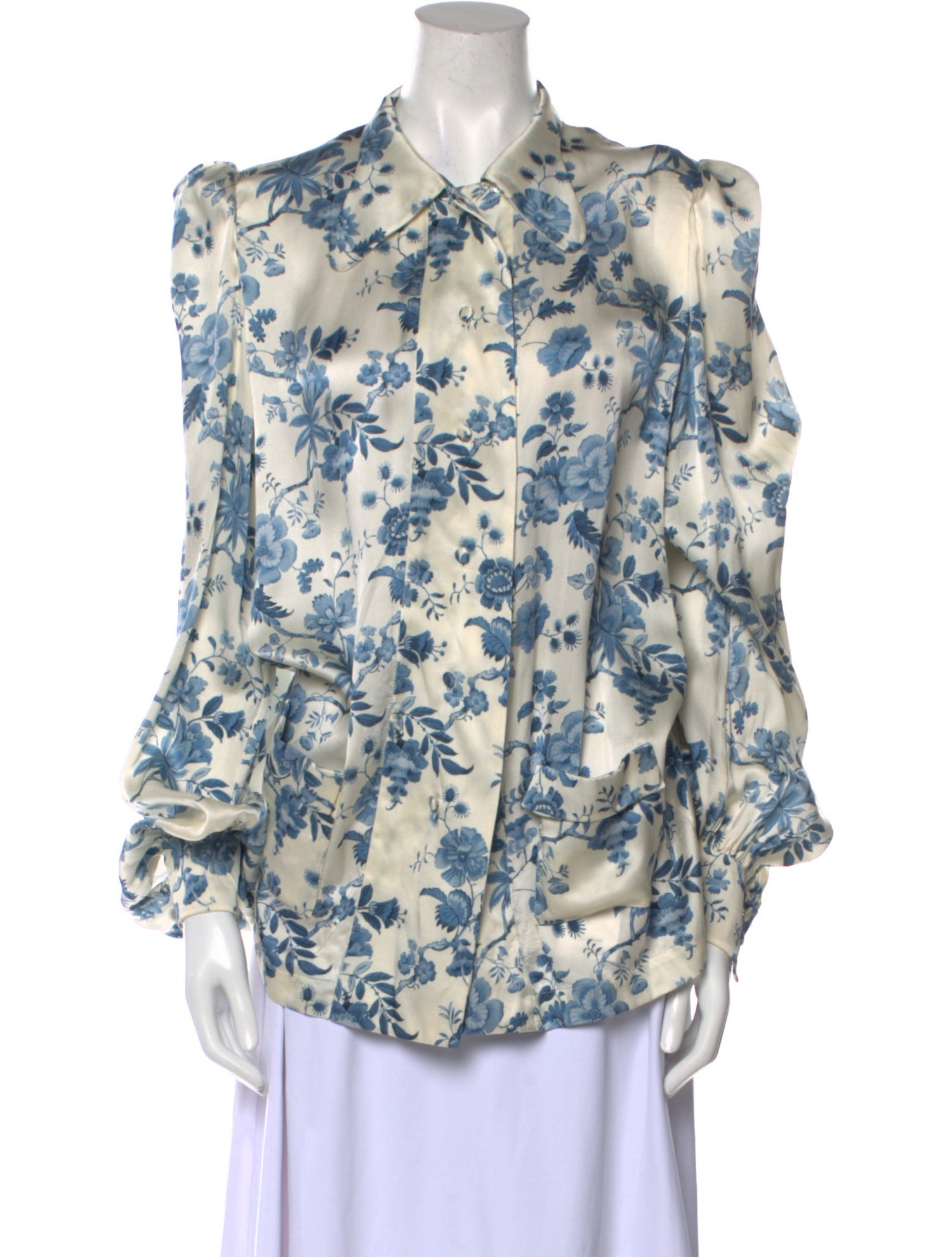 The Vampire's Wife Silk Floral Print Blouse