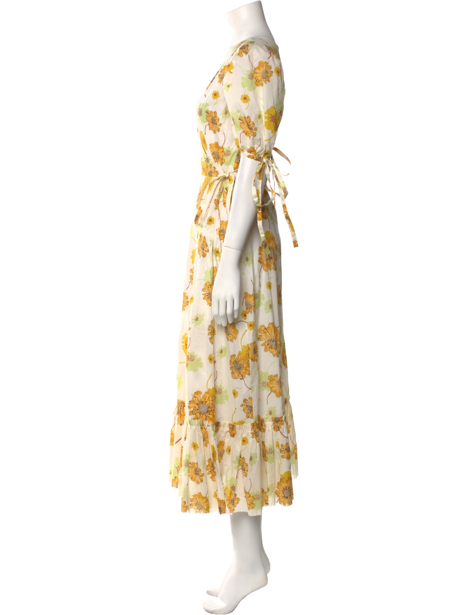 The Vampire's Wife Floral Print Long Dress
