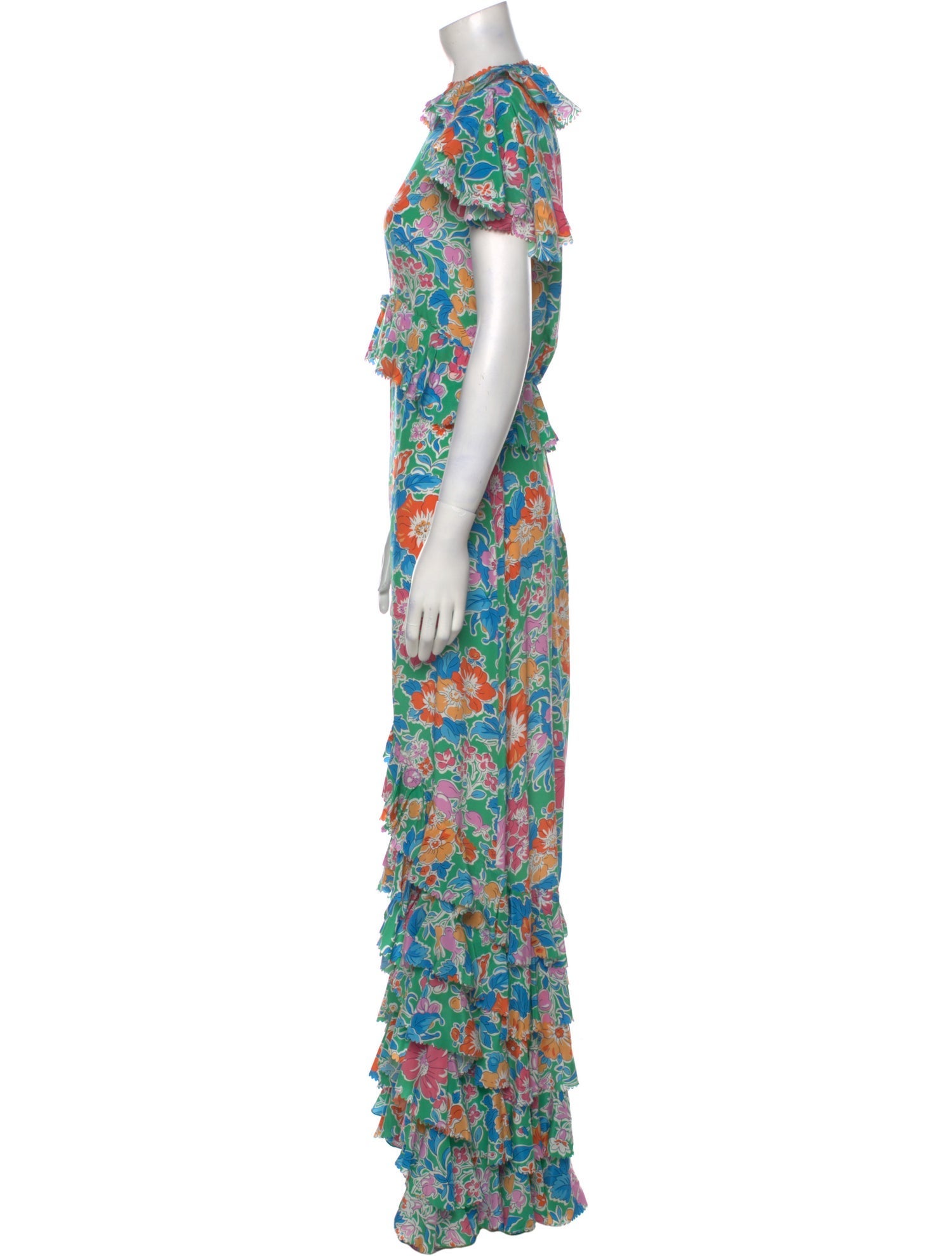 The Vampire's Wife Floral Print Long Dress