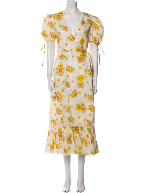 The Vampire's Wife Floral Print Long Dress