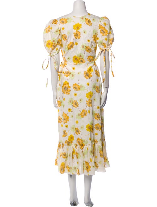 The Vampire's Wife Floral Print Long Dress