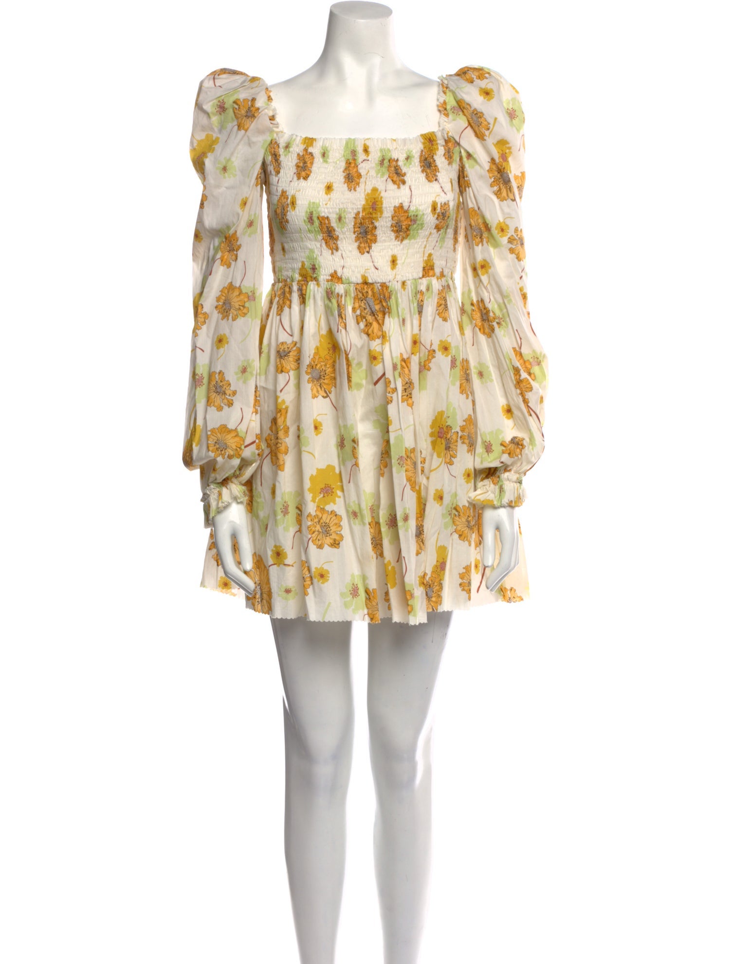 The Vampire's Wife Floral Print Mini Dress