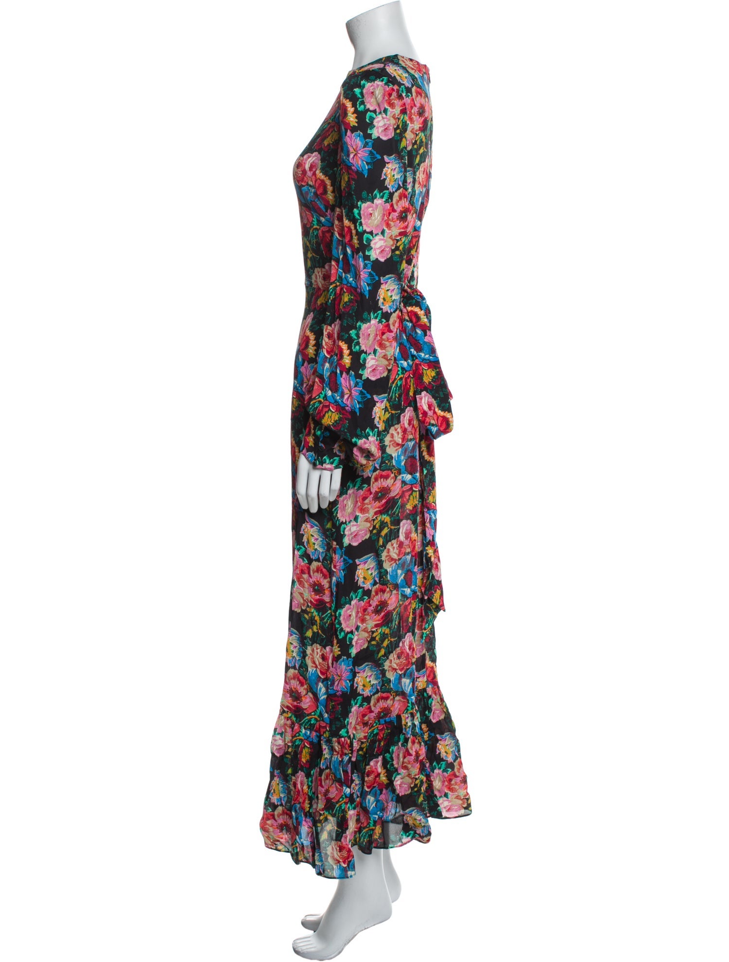 The Vampire's Wife Floral Print Long Dress