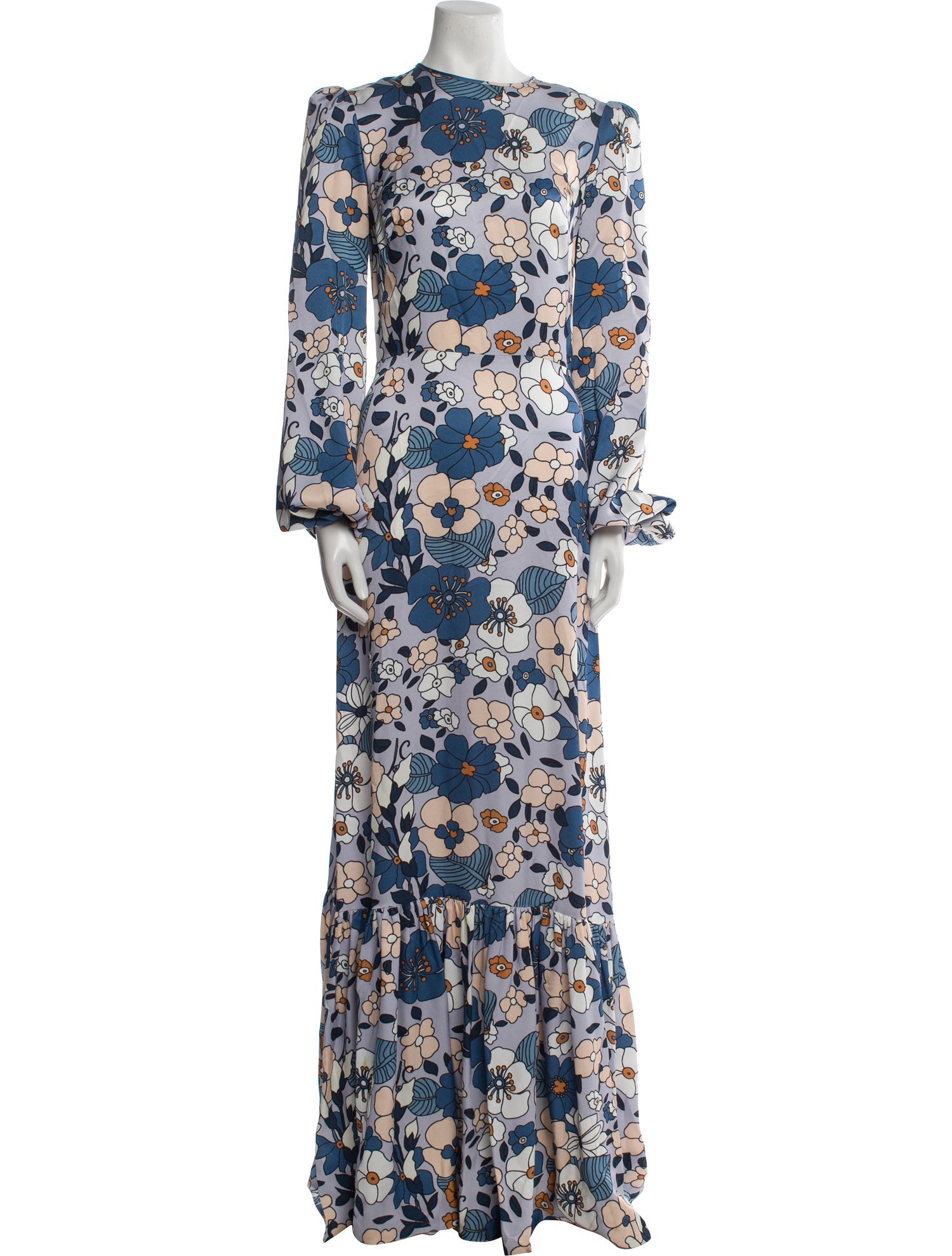 The Vampire's Wife Floral Print Long Dress