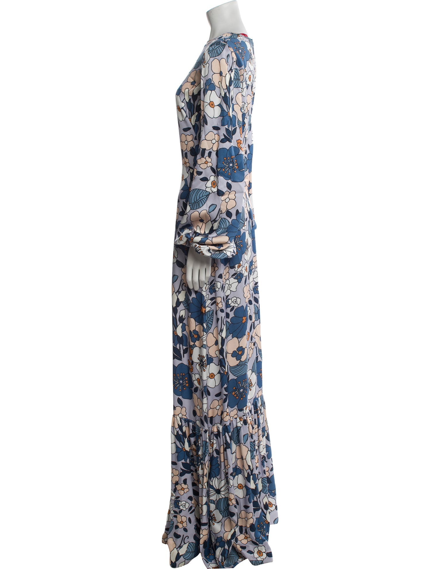 The Vampire's Wife Floral Print Long Dress