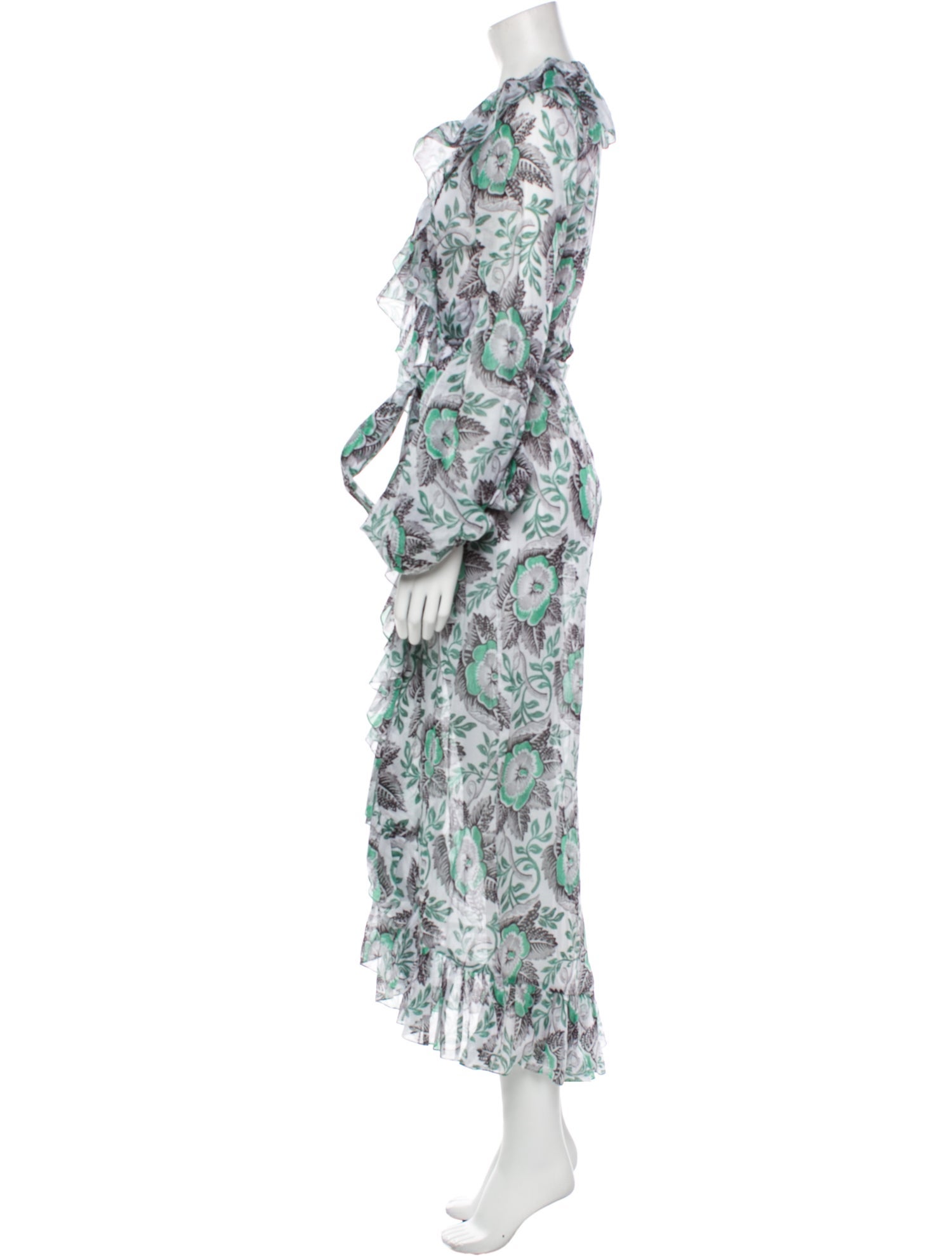 The Vampire's Wife Floral Print Long Dress