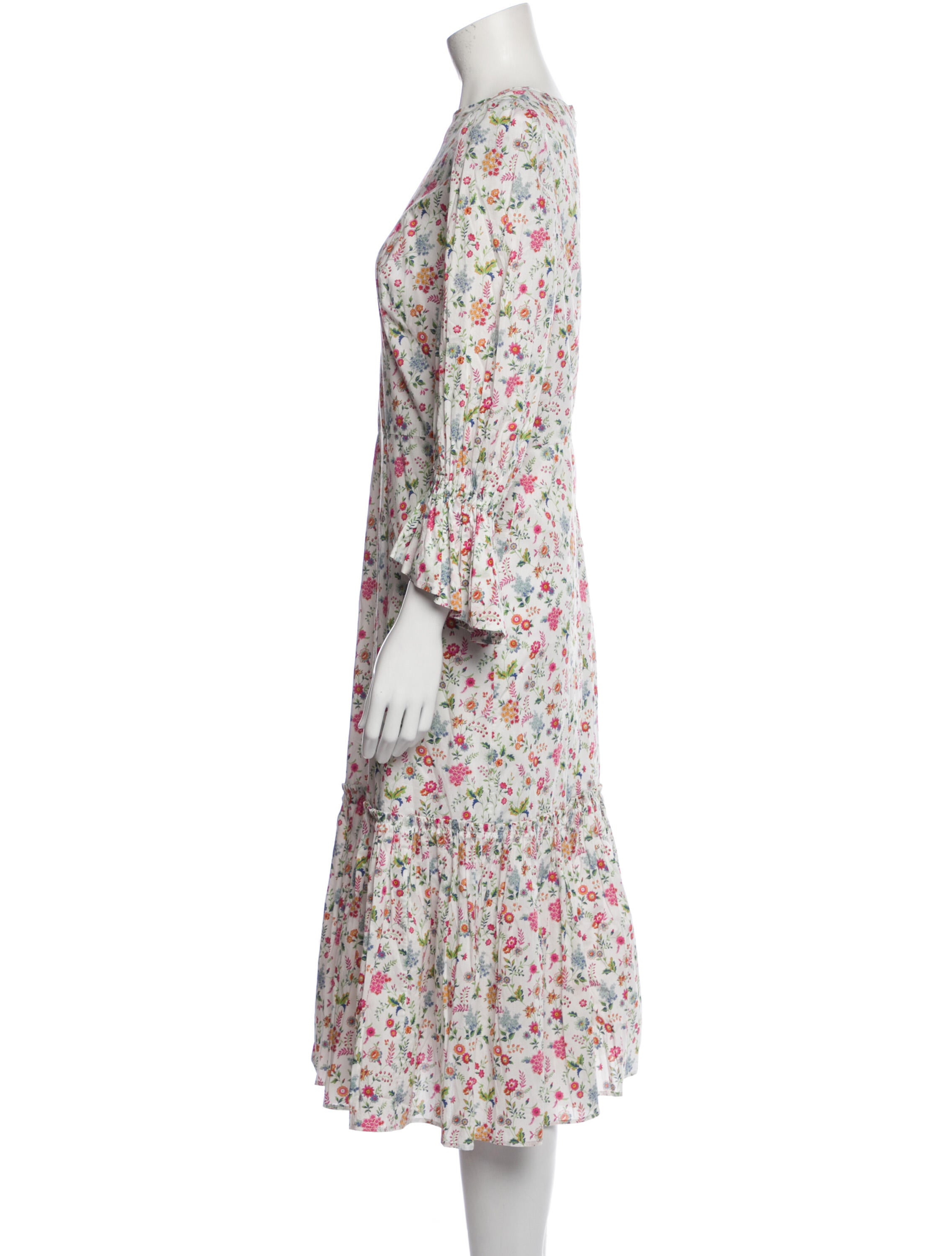 The Vampire's Wife Floral Print Midi Length Dress