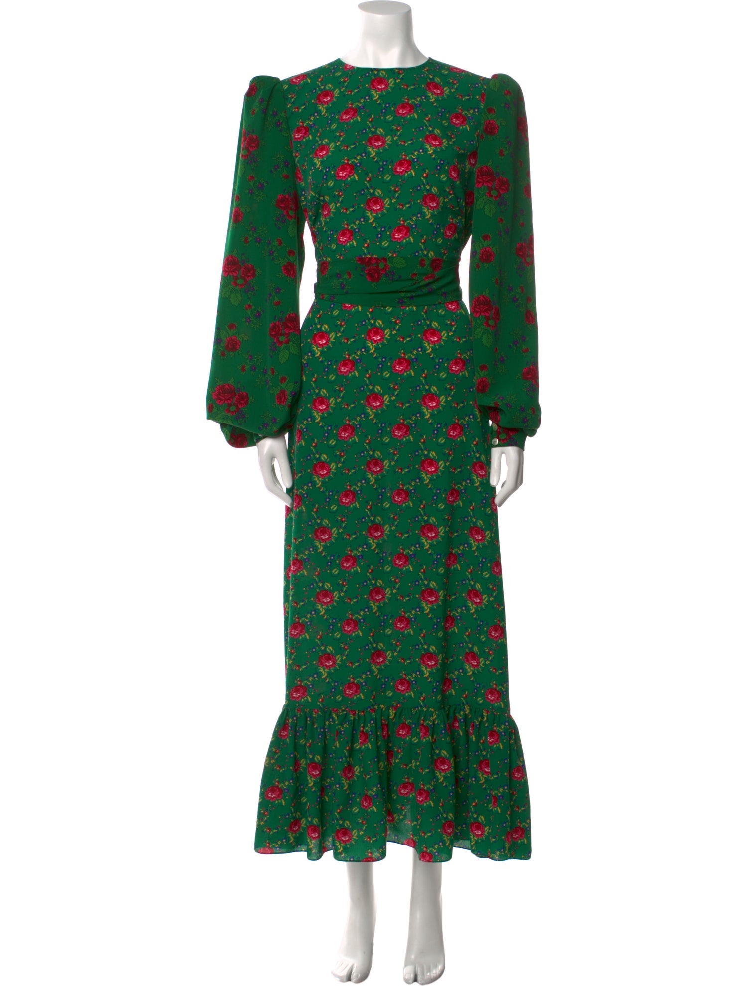 The Vampire's Wife Floral Print Long Dress