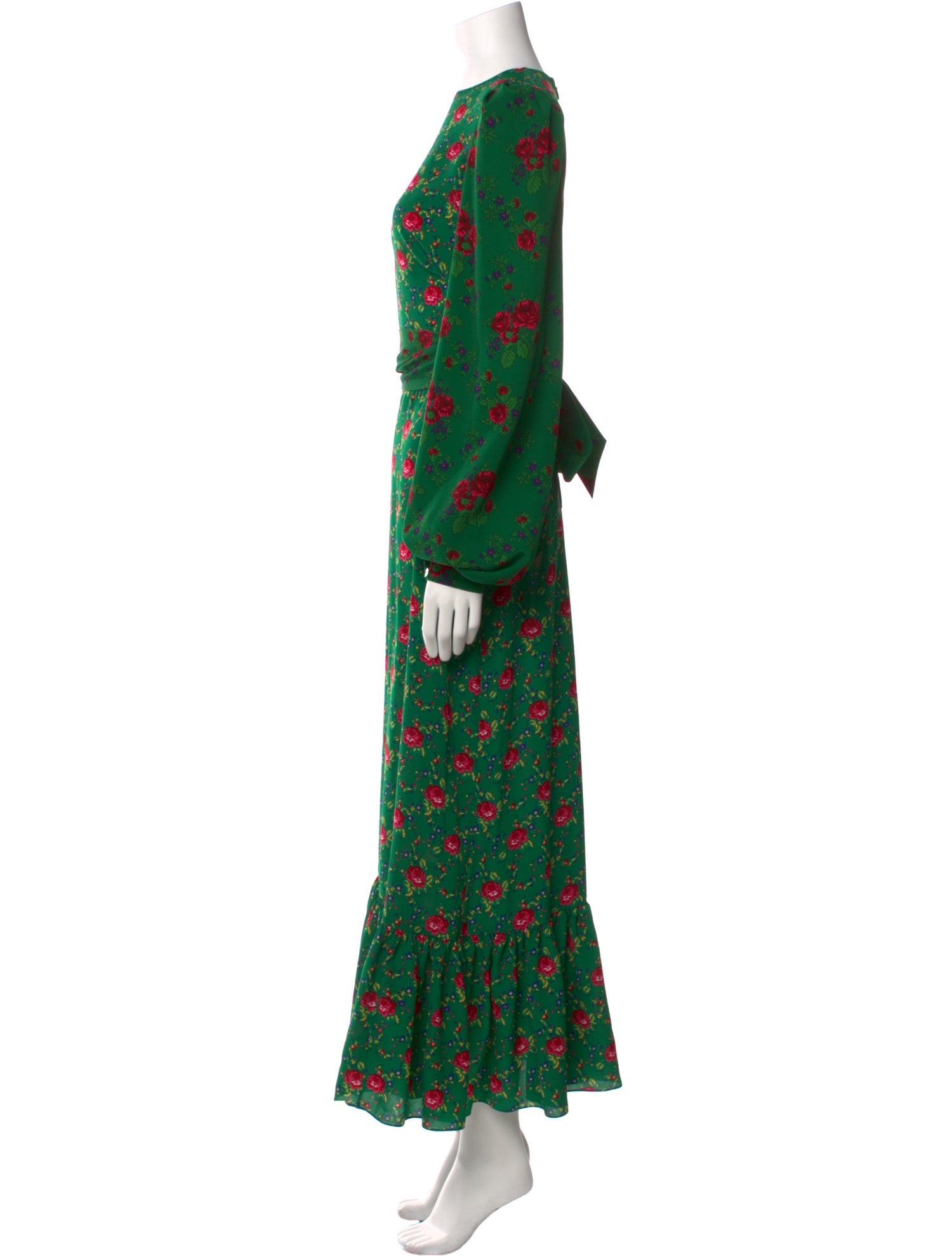 The Vampire's Wife Floral Print Long Dress