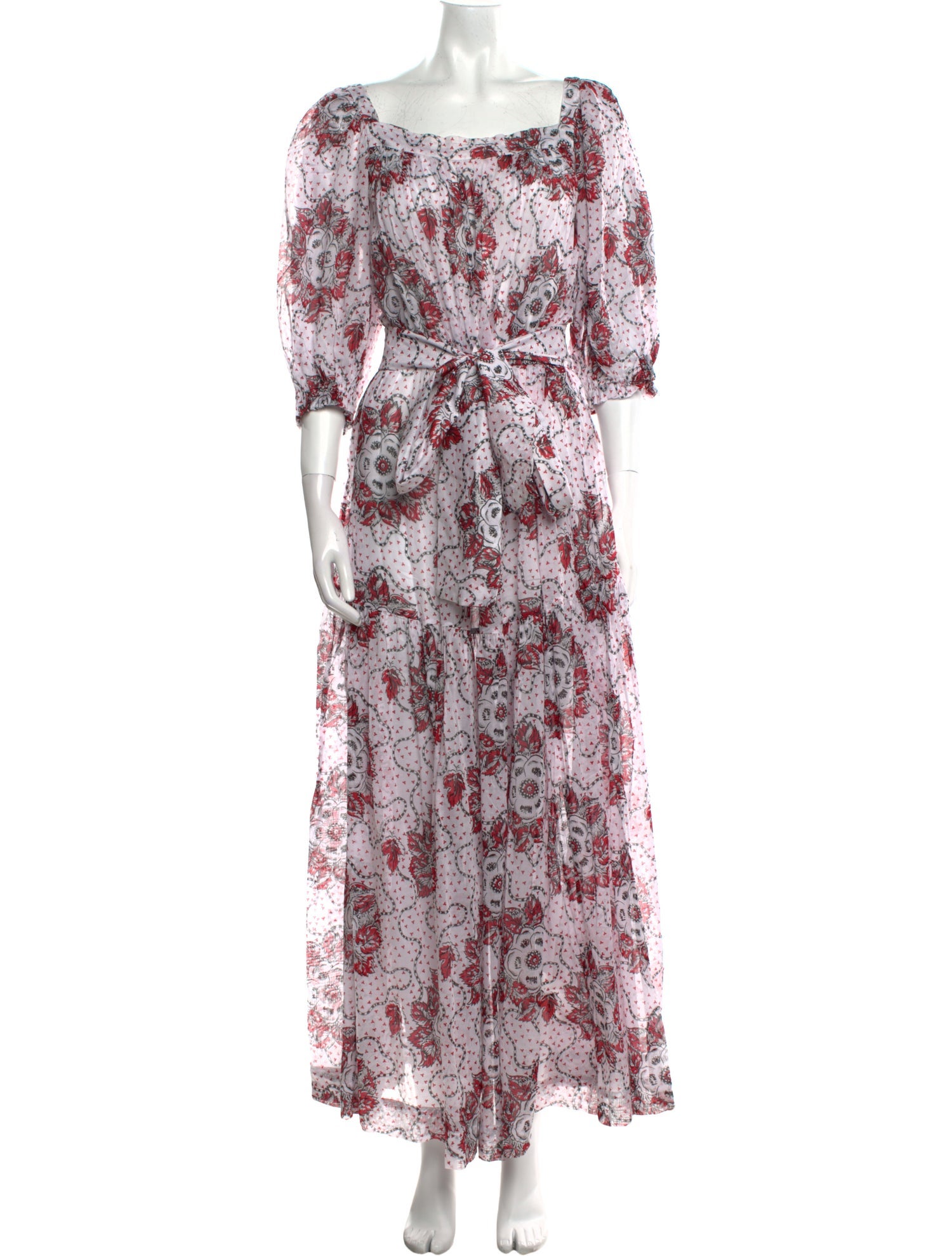 The Vampire's Wife Floral Print Long Dress