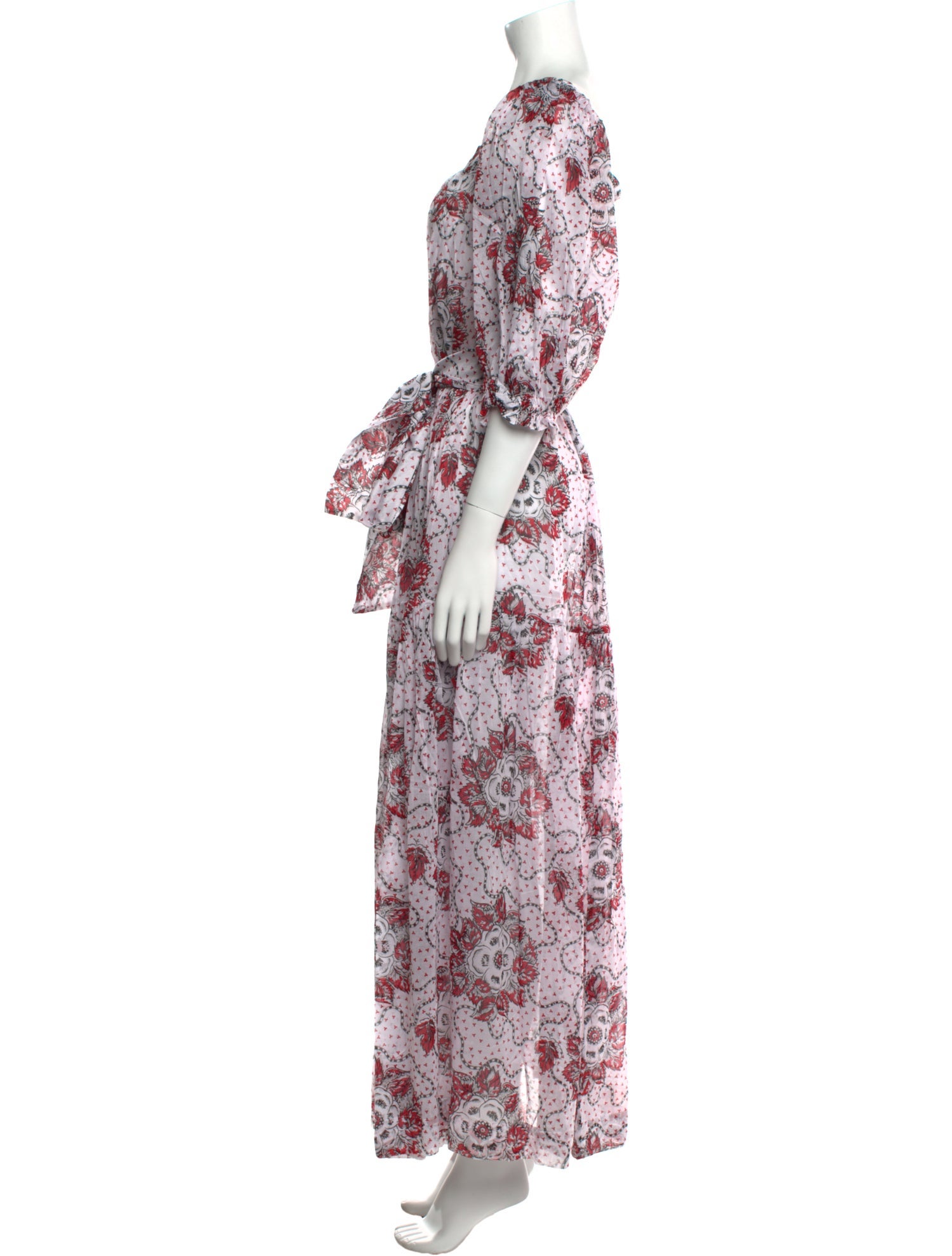The Vampire's Wife Floral Print Long Dress