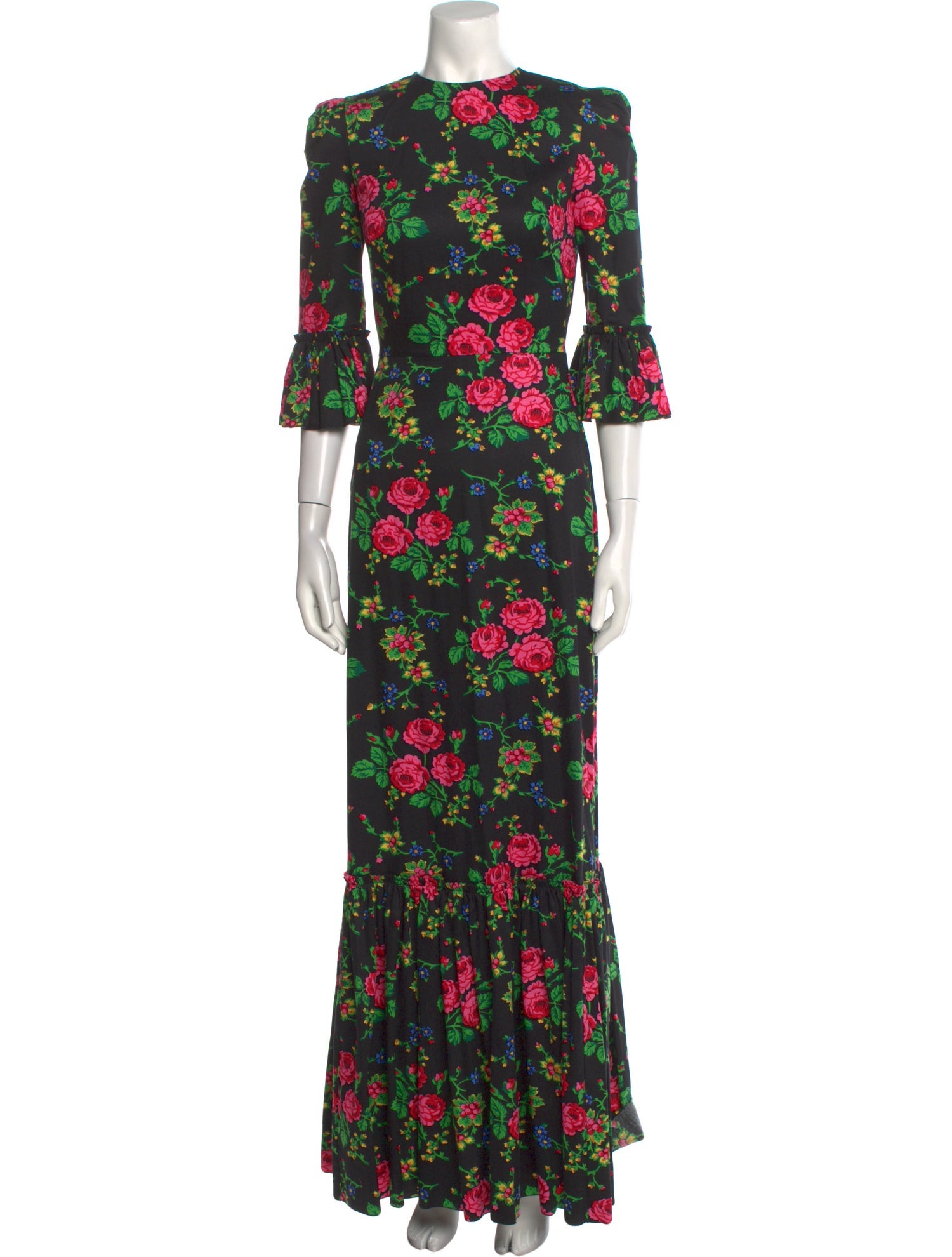 The Vampire's Wife Floral Print Long Dress