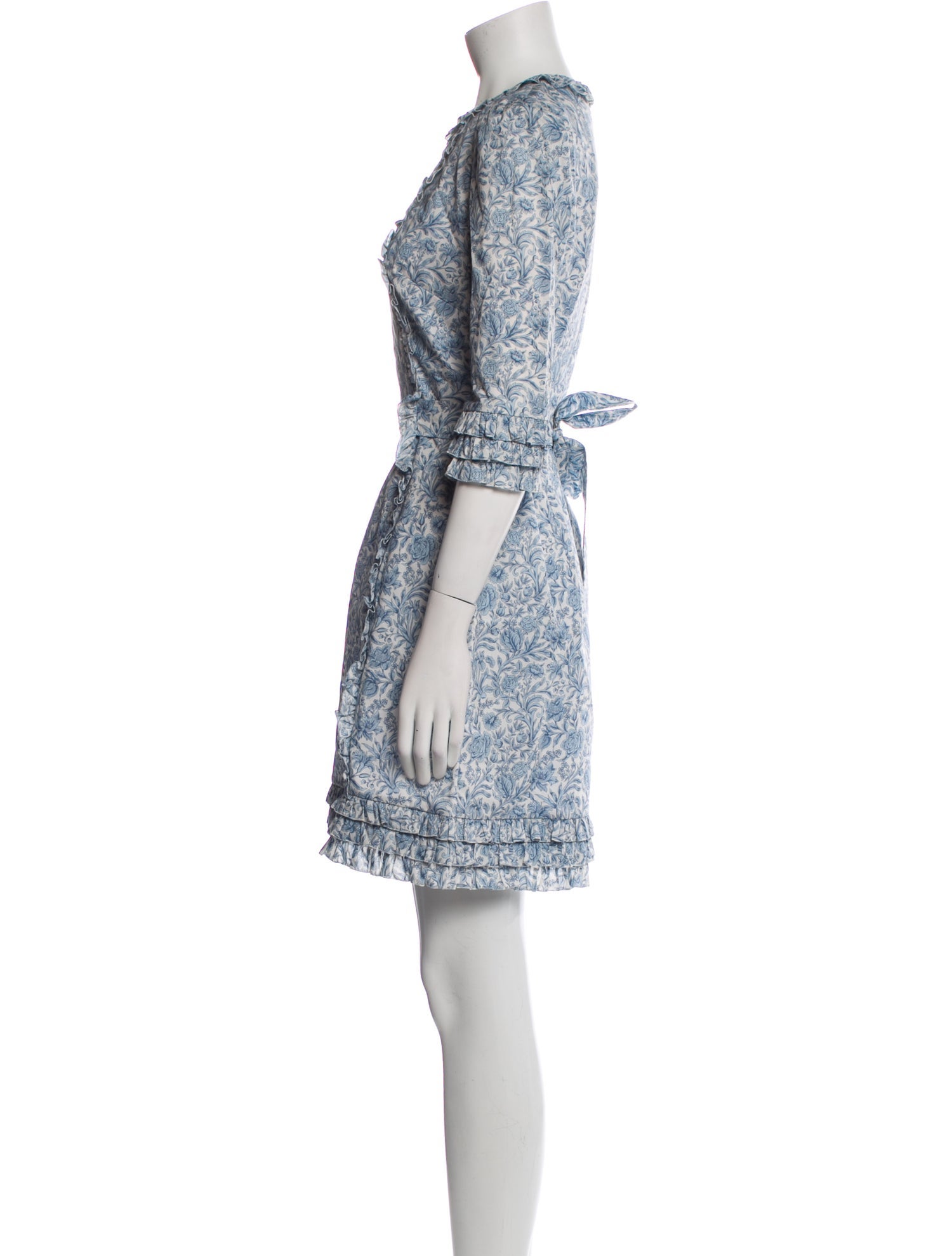 The Vampire's Wife Floral Print Mini Dress