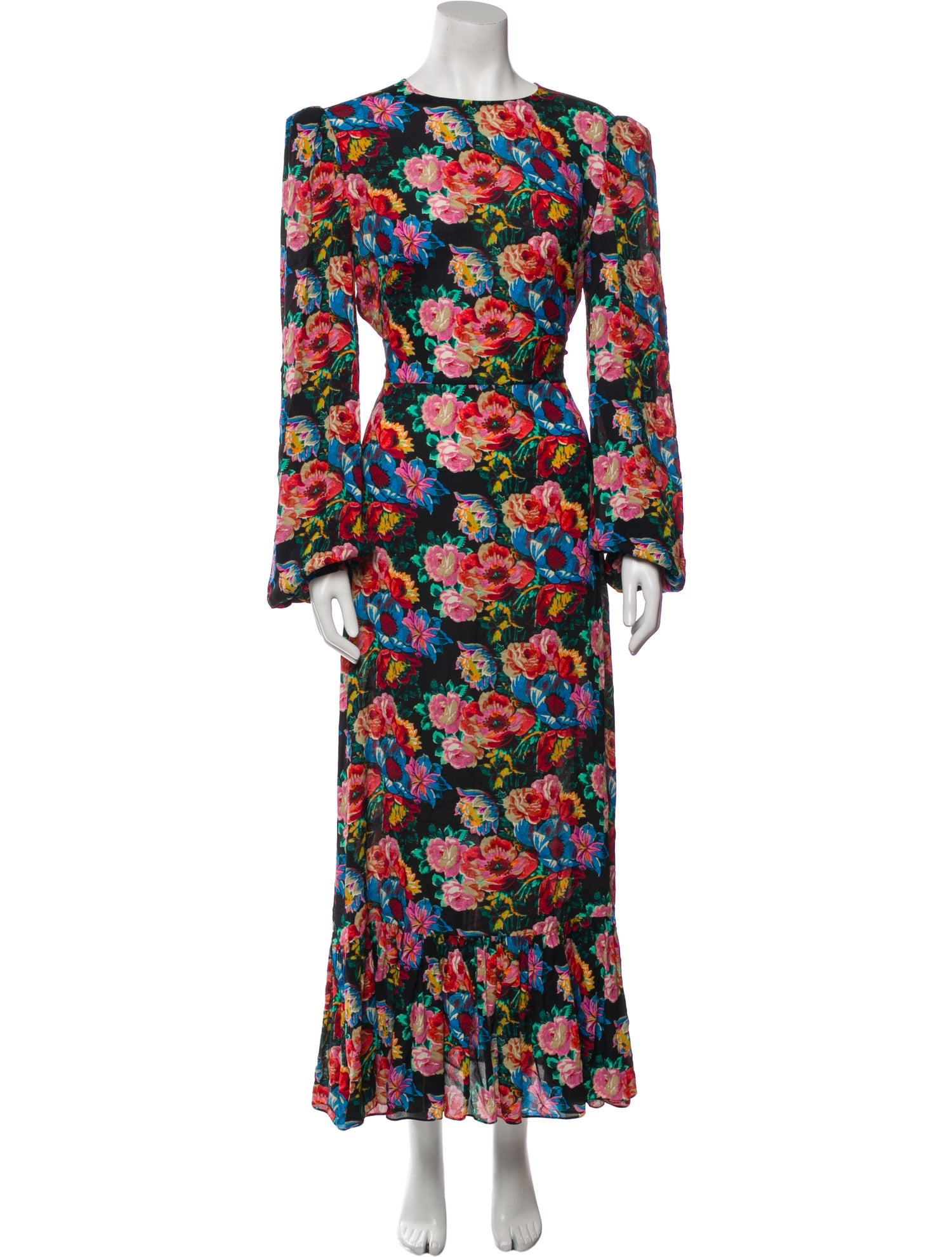 The Vampire's Wife Floral Print Long Dress