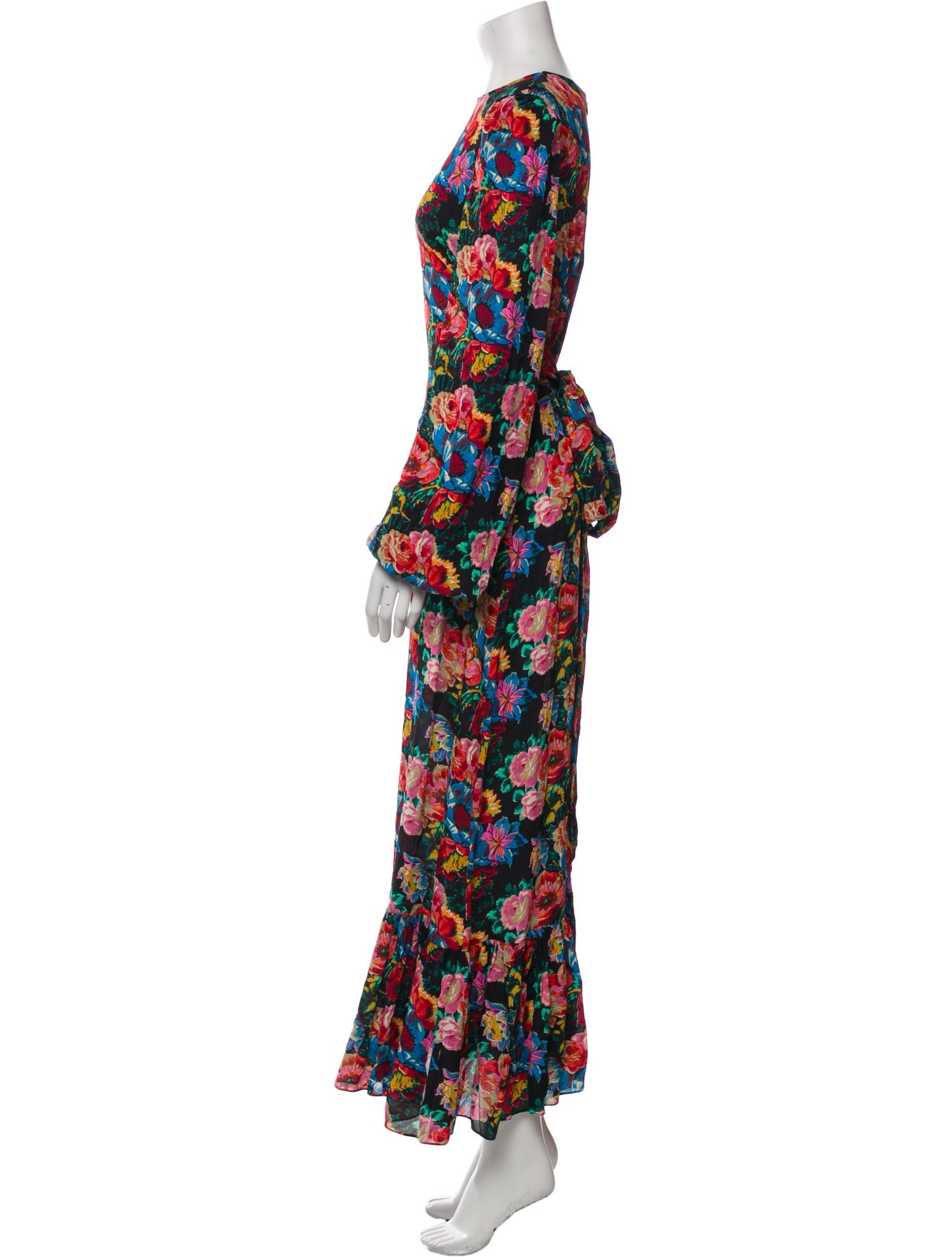 The Vampire's Wife Floral Print Long Dress