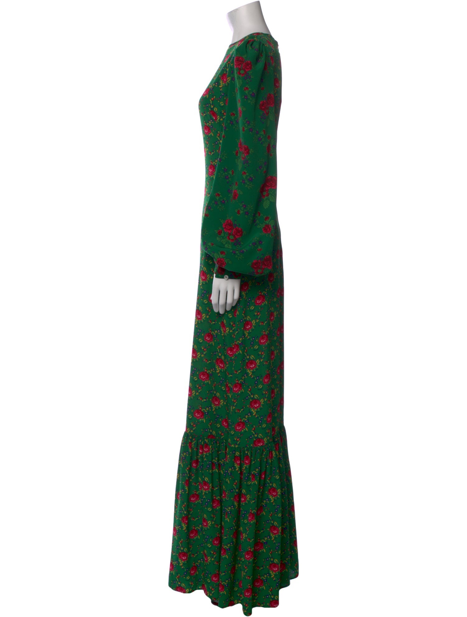 The Vampire's Wife Floral Print Long Dress