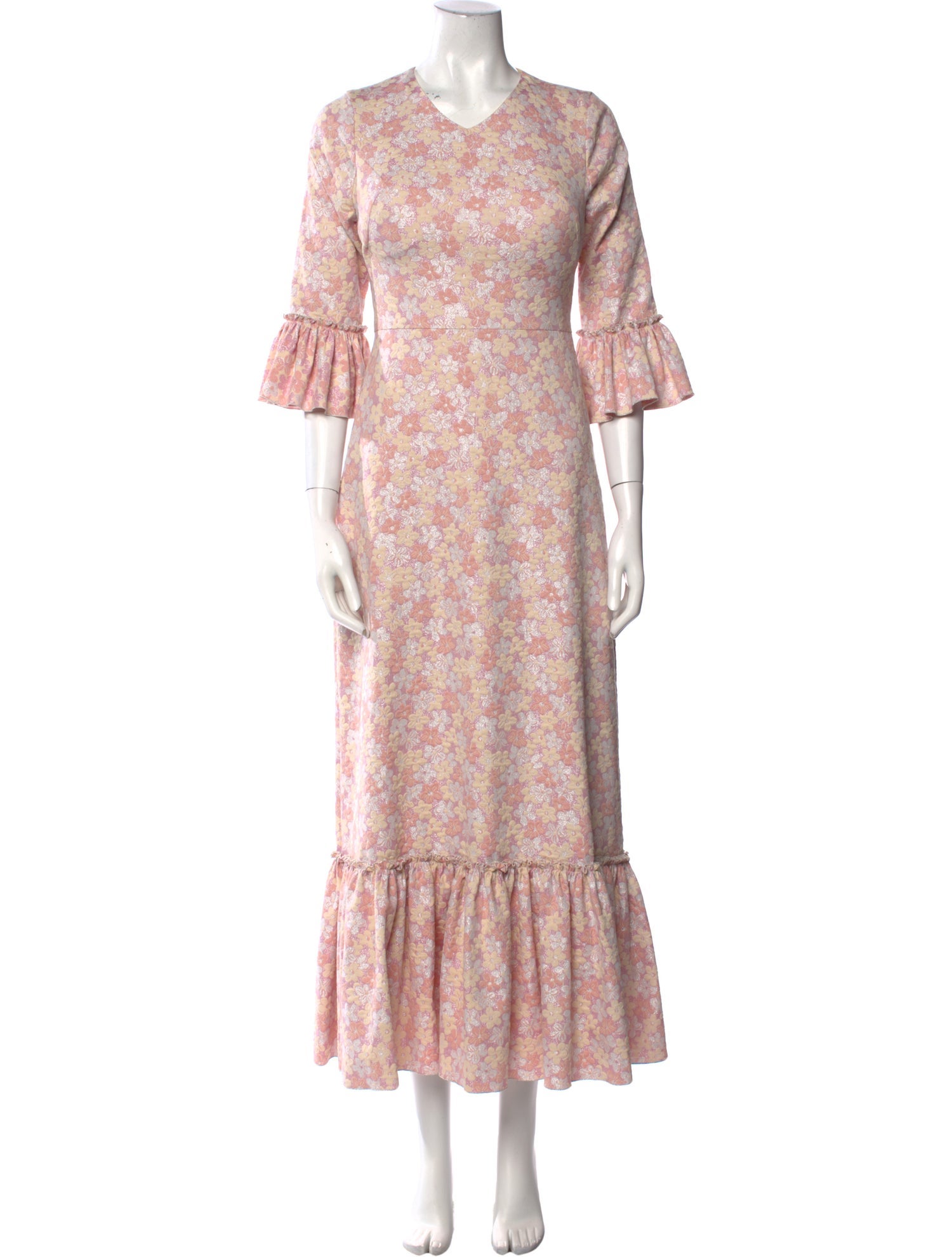 The Vampire's Wife Floral Print Long Dress
