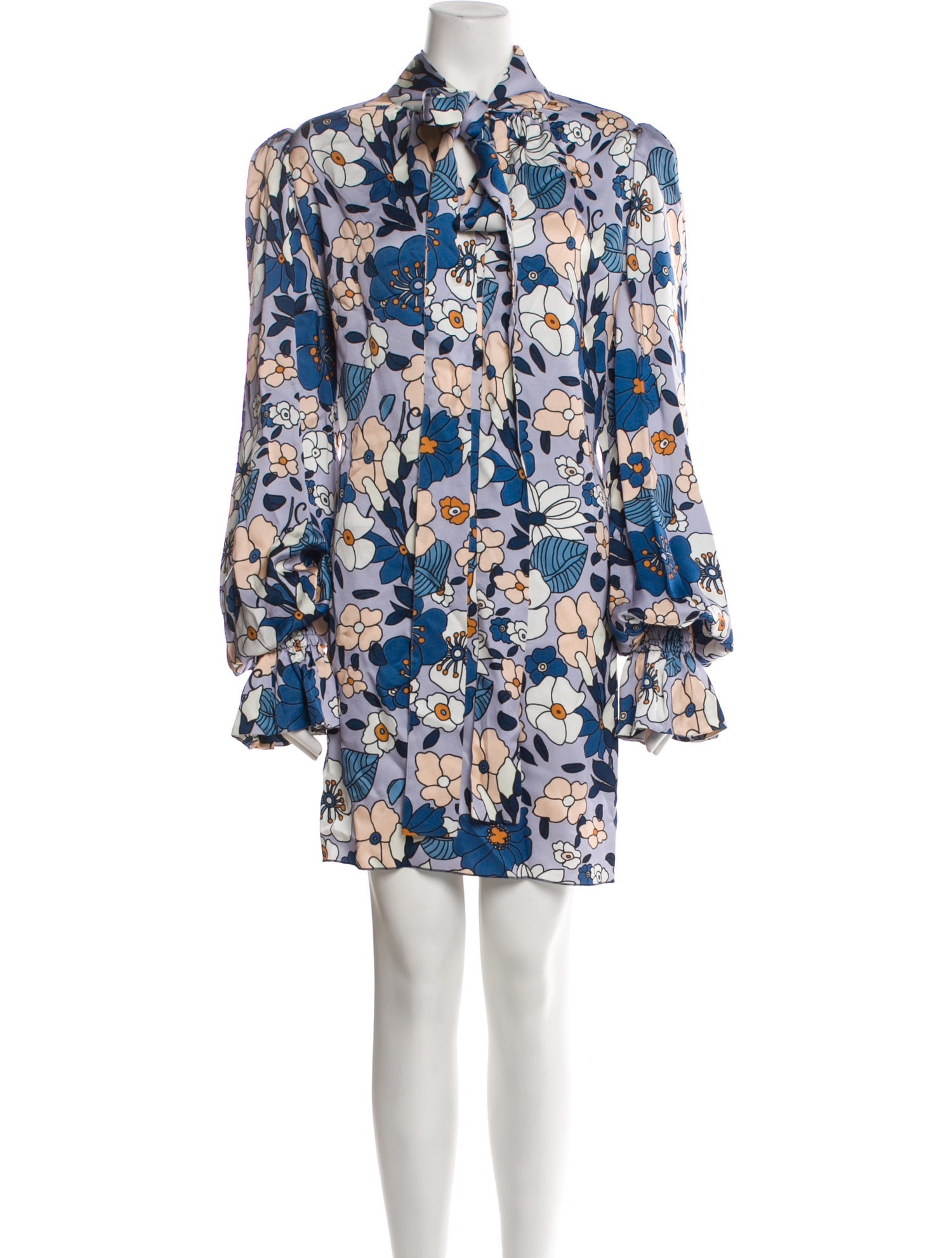 The Vampire's Wife Floral Print Knee-Length Dress